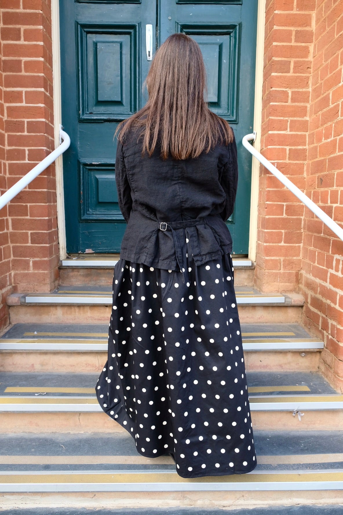 Lila Blazer - European Linen - Black