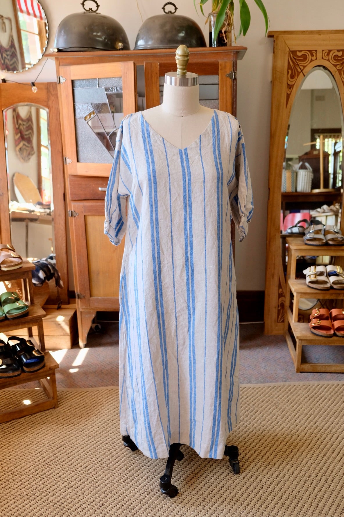 Fendi Dress - azure stripe