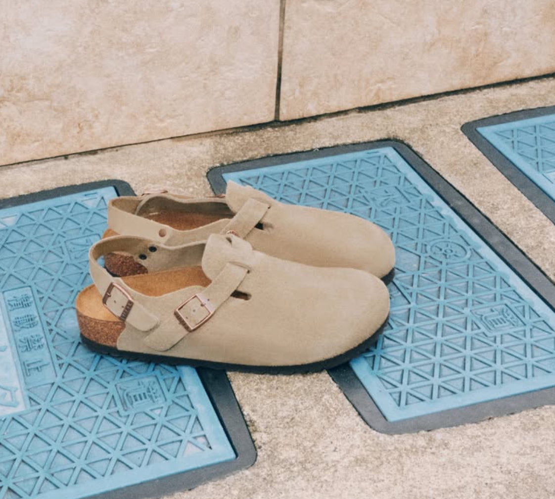 Tokio Suede Leather Taupe
