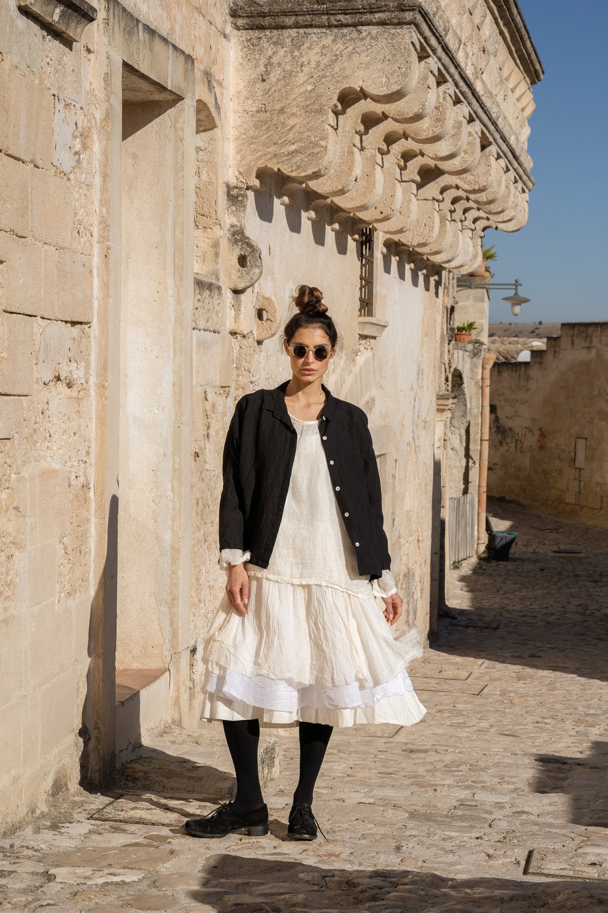 Libby Shirt Linen - Black