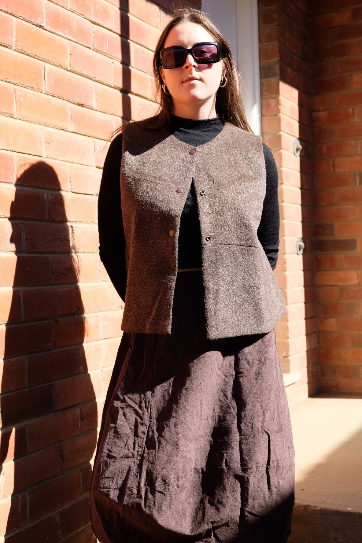 Violet Vest - Wool mohair