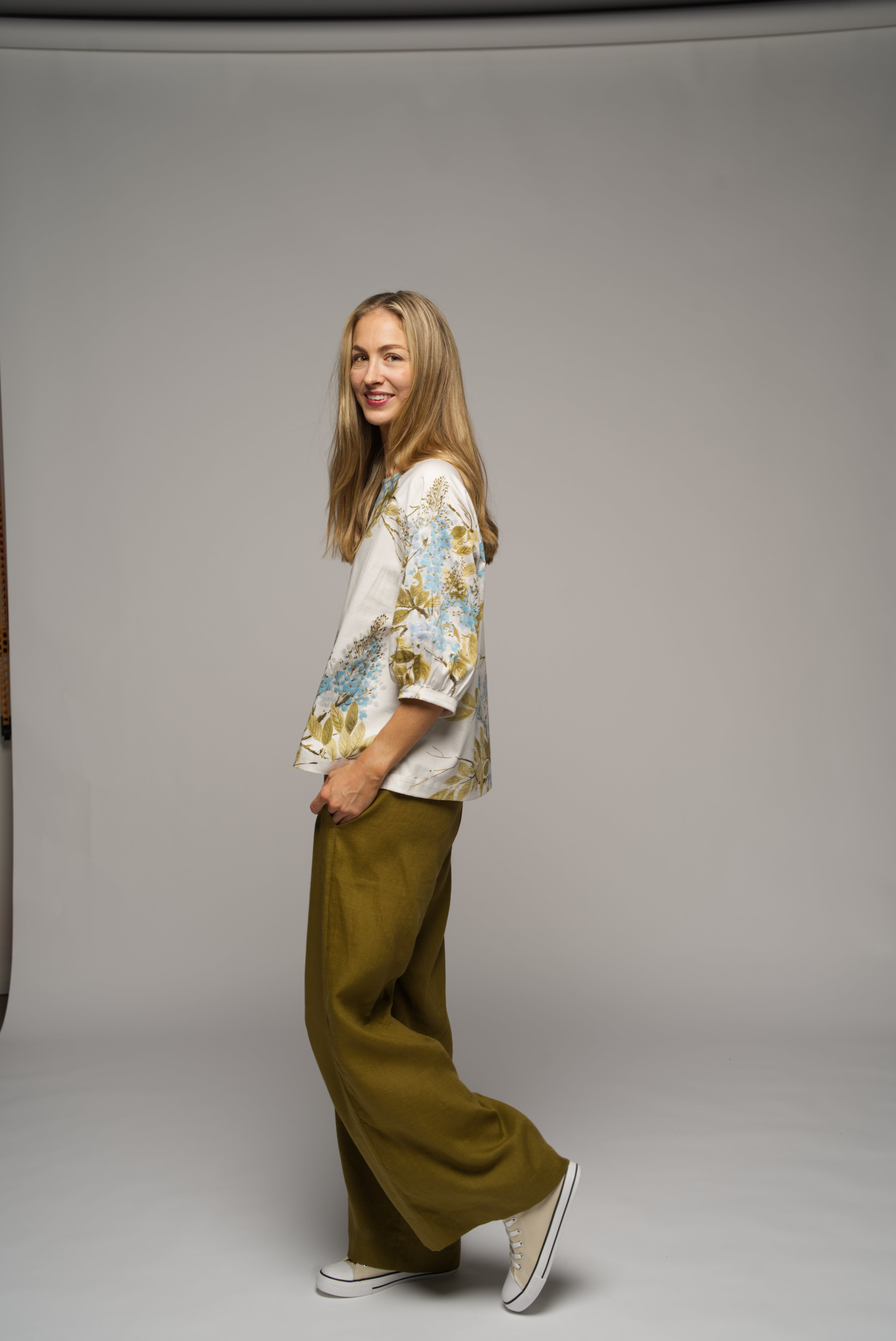 Wisteria Long Sleeve - Cotton Poplin