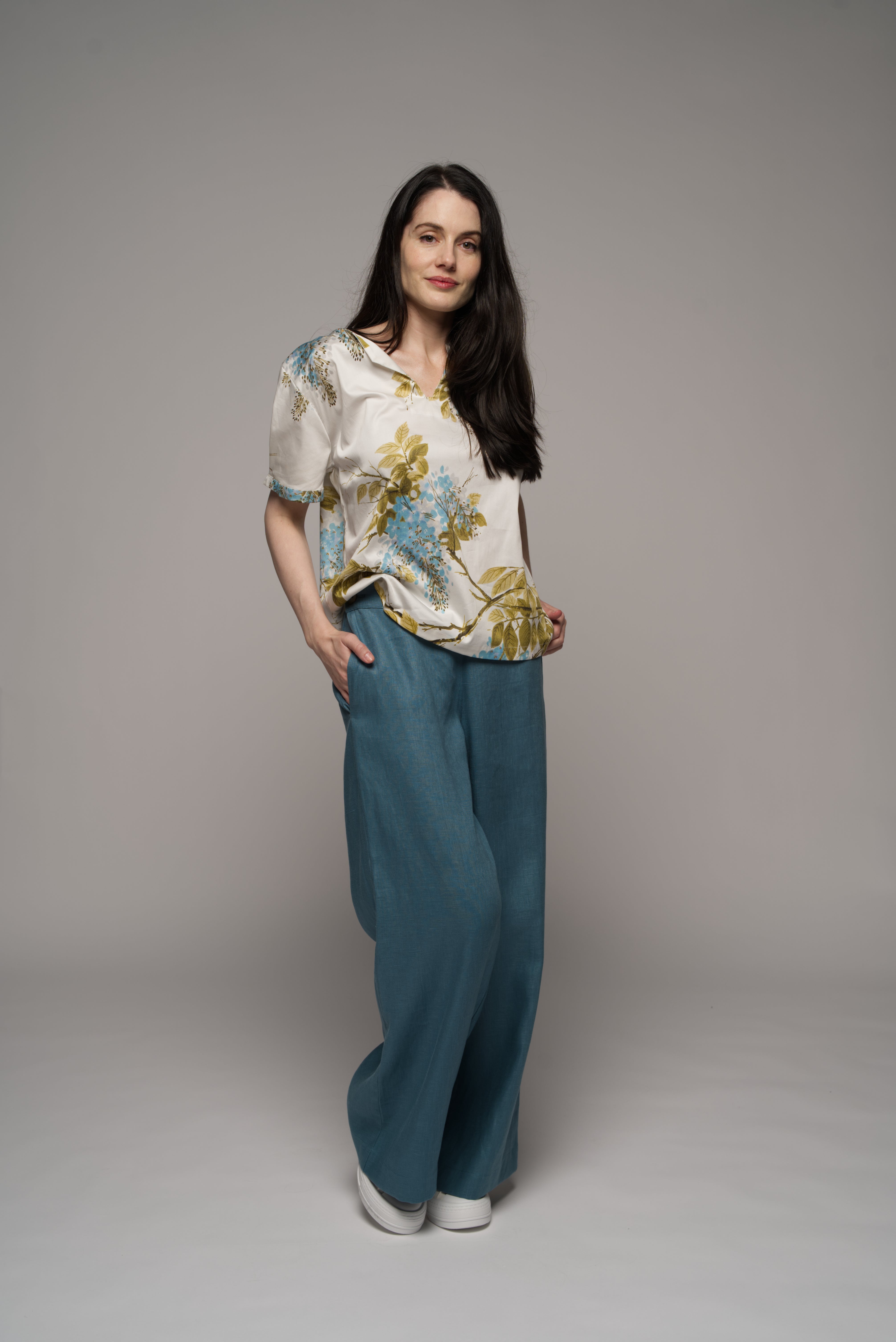 Wisteria Short Sleeve - Cotton Poplin