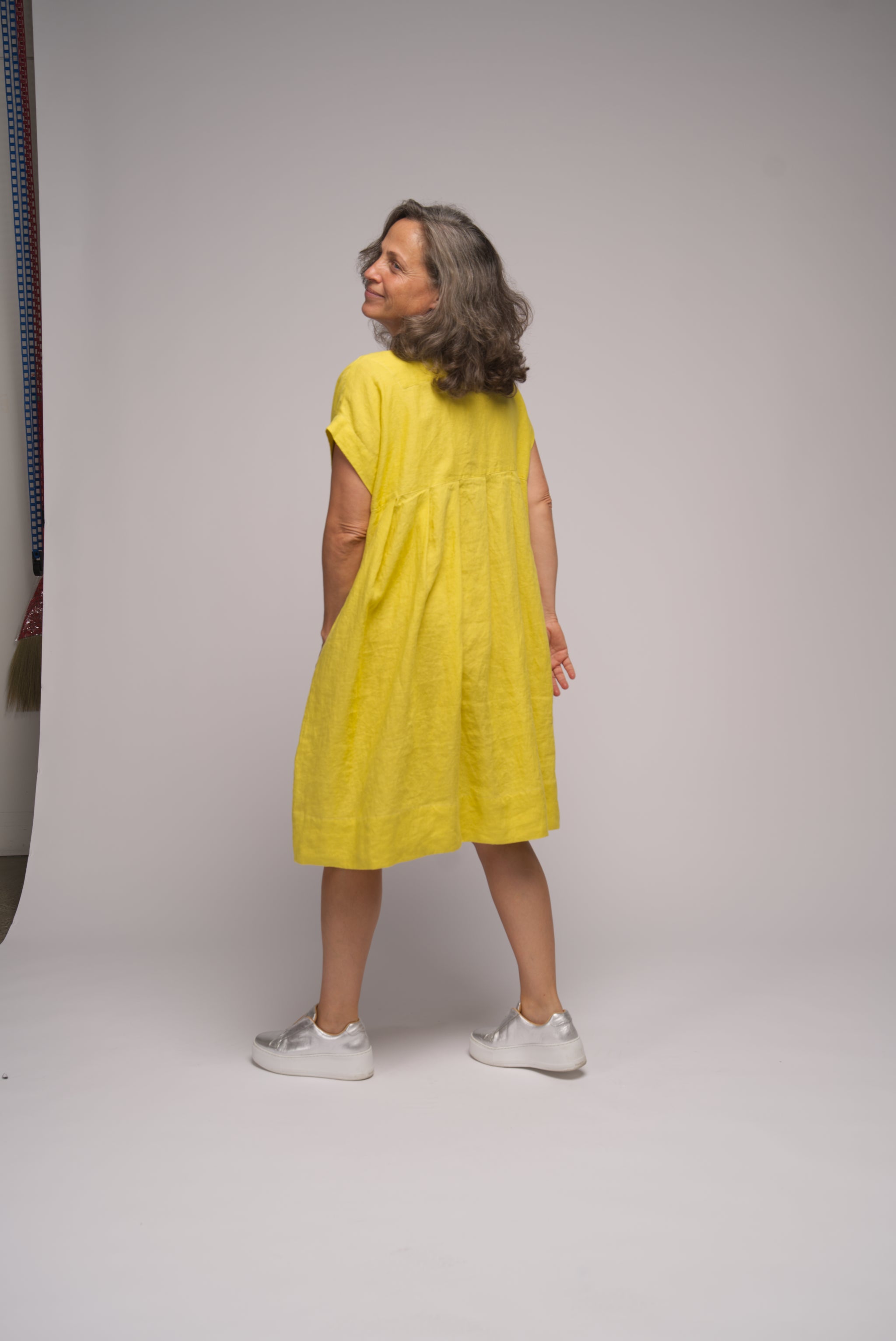 Sibella linen dress - Daffodil
