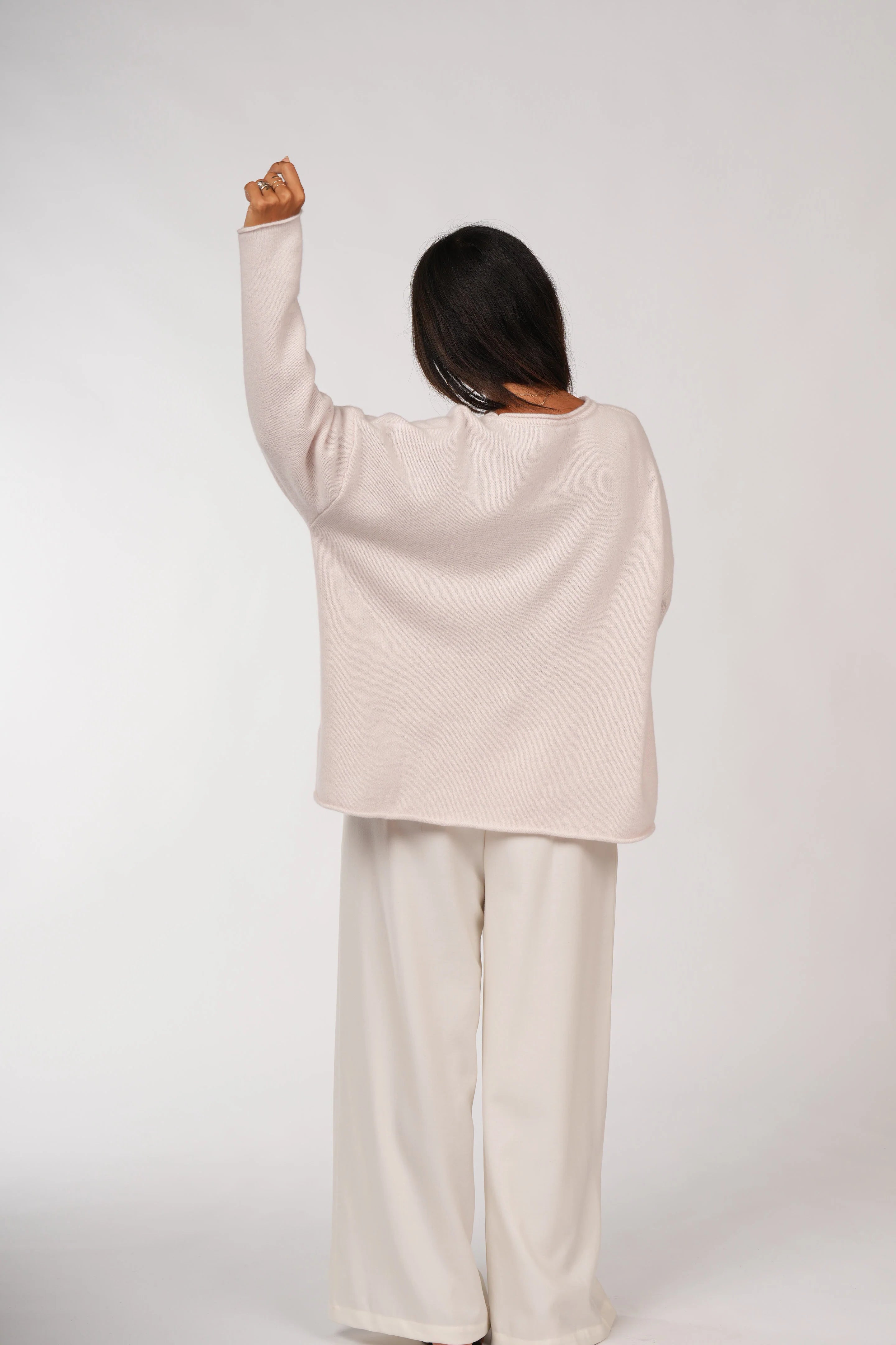 Lambswool Jumper - Rose