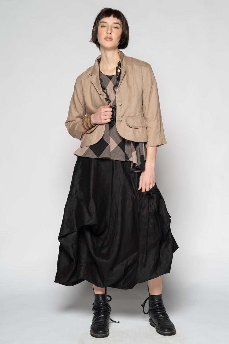 Ouna Jacket - Taupe Linen