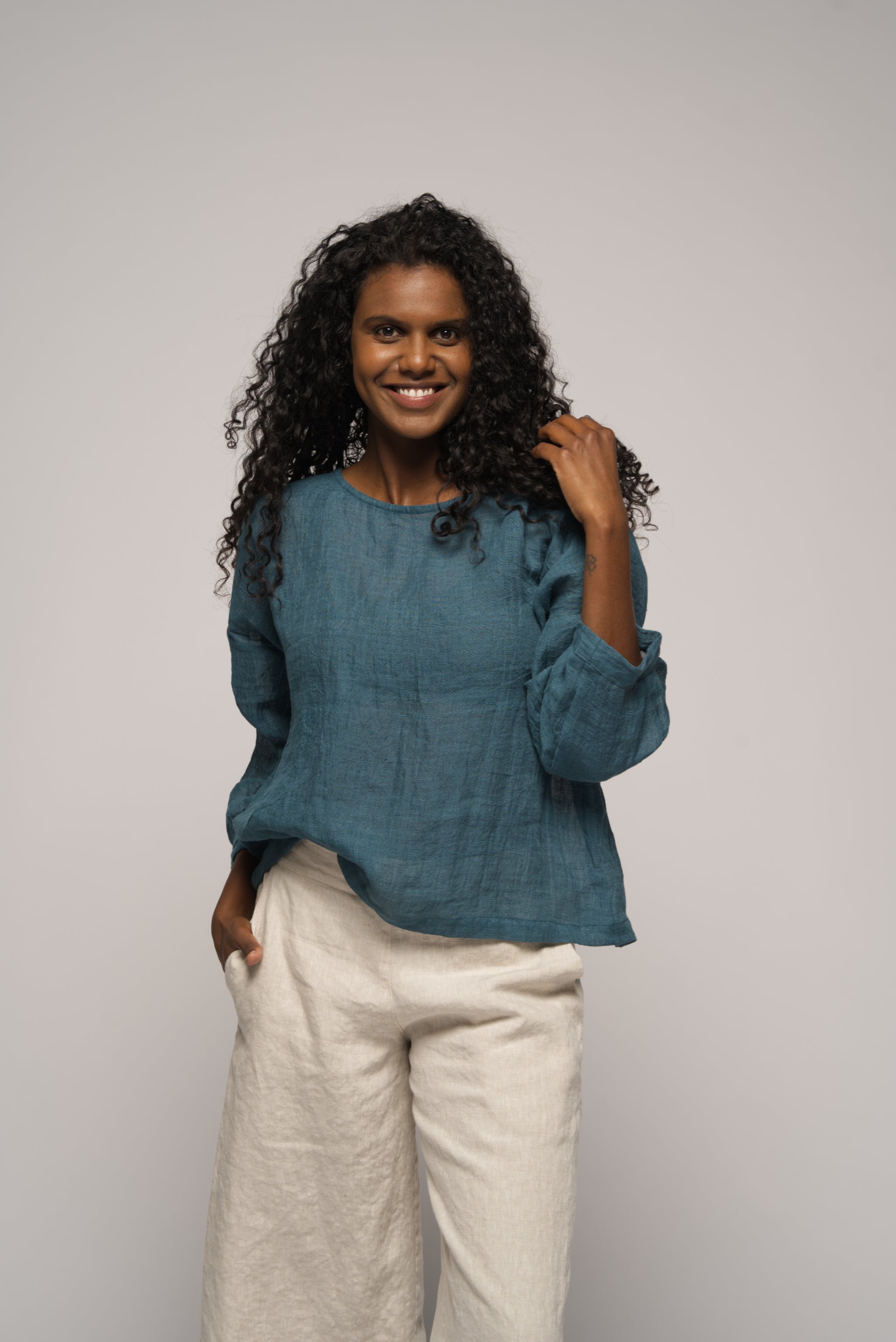 Cora Top - Teal