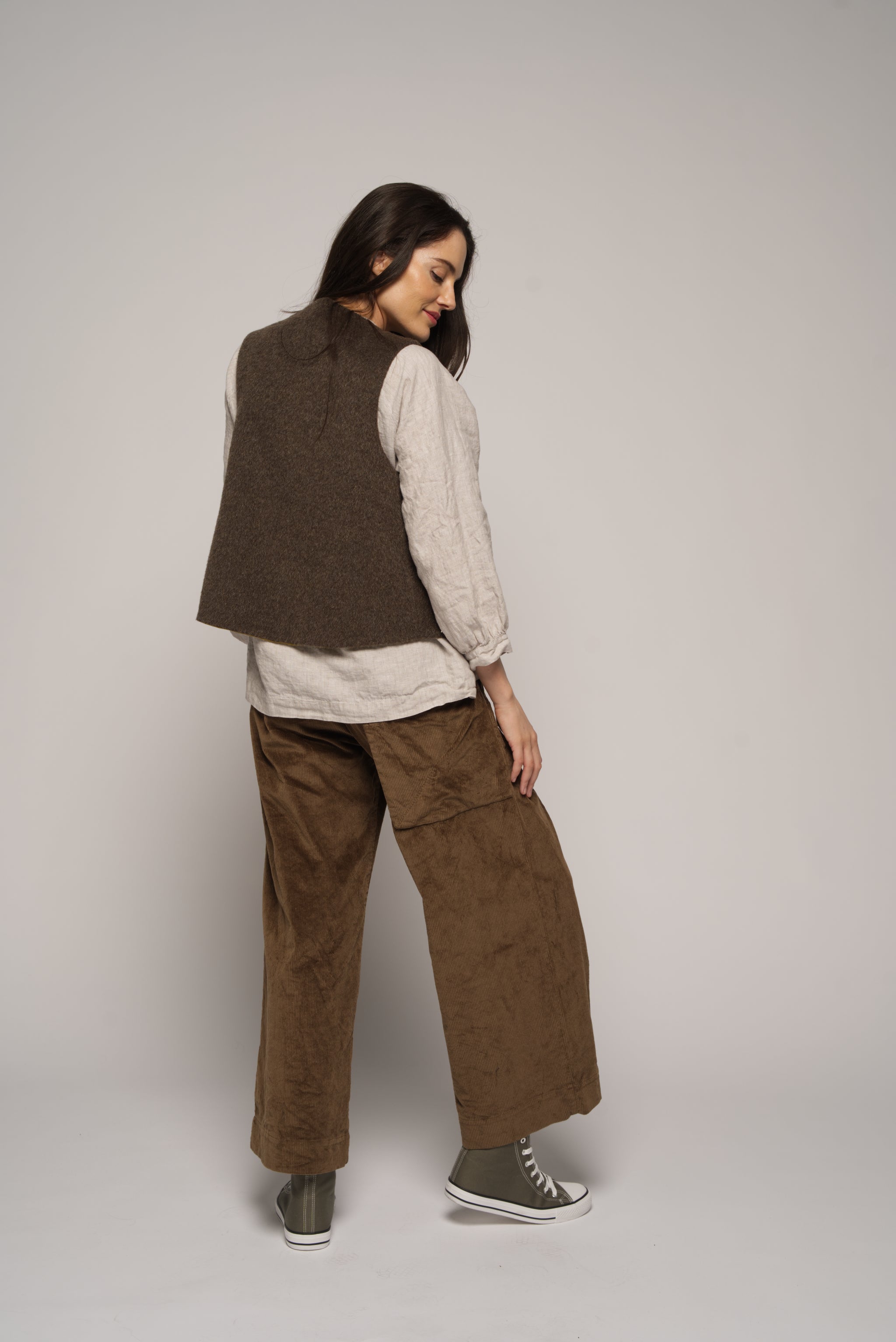 Violet Vest - Wool mohair