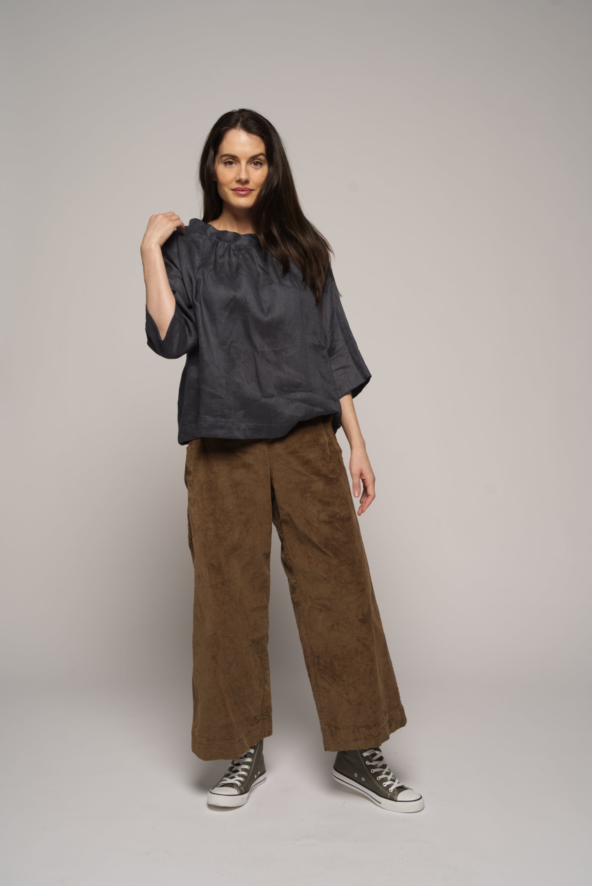 Freya Top - Indigo