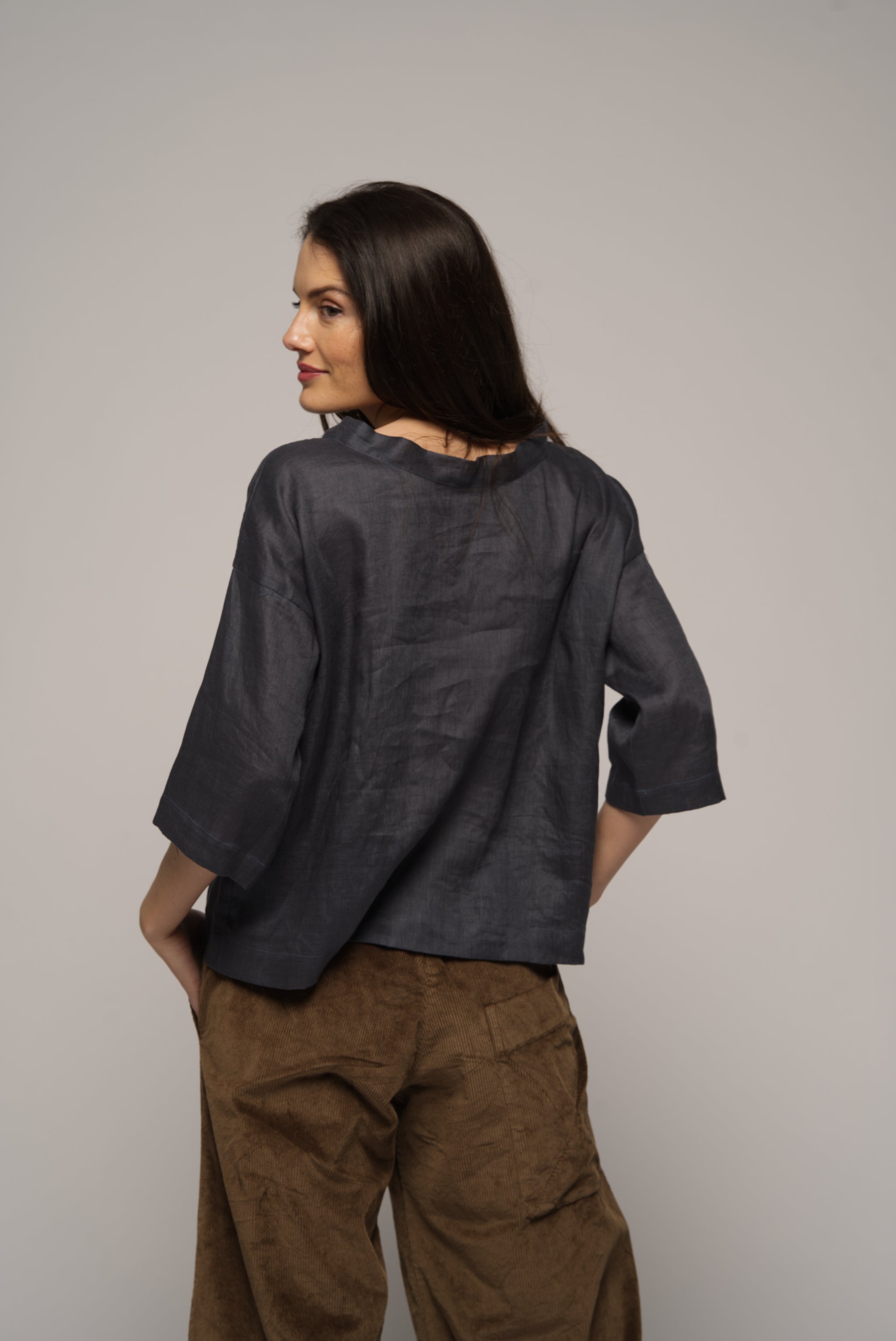 Freya Top - Indigo