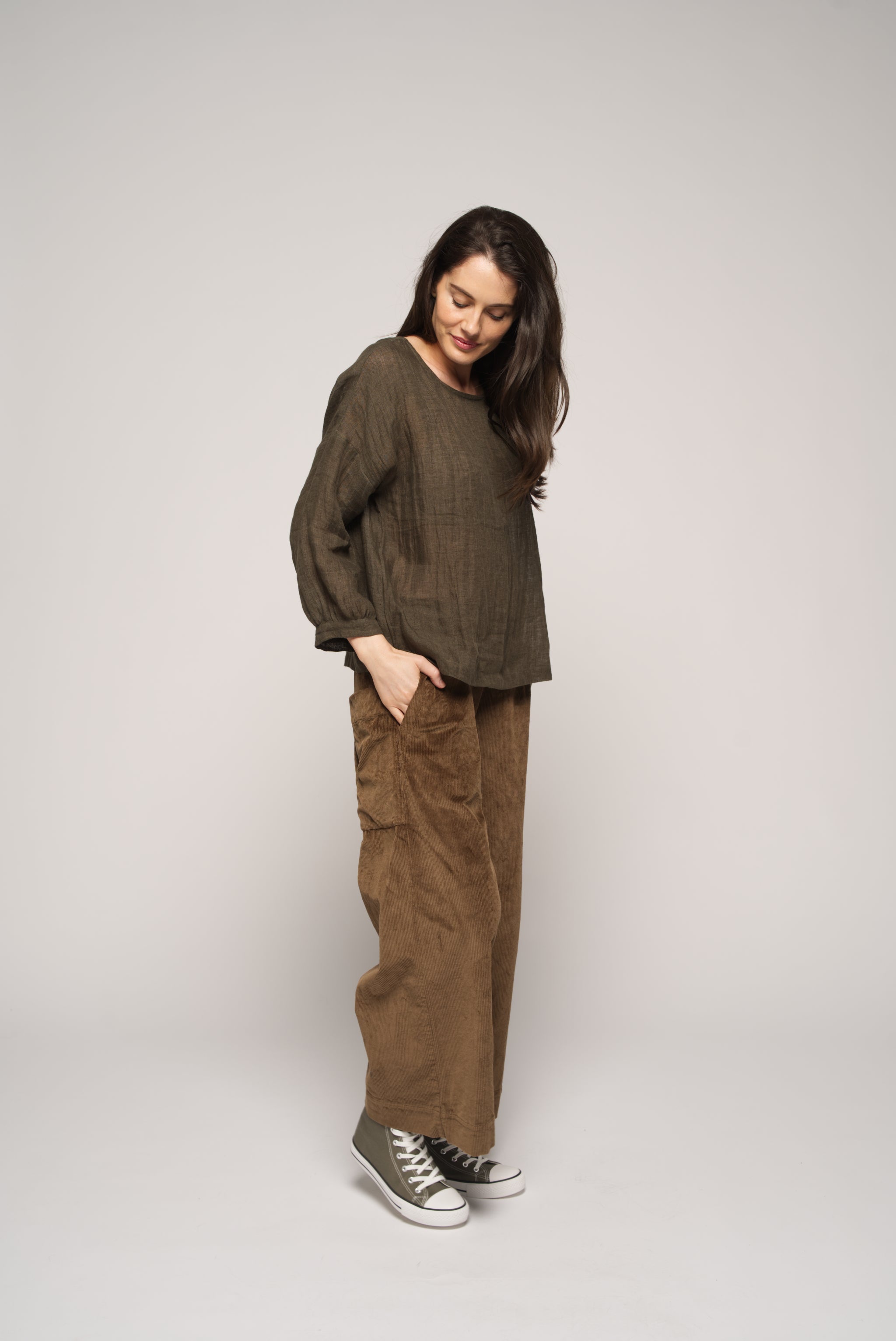 Alira Cord pant - Donkey
