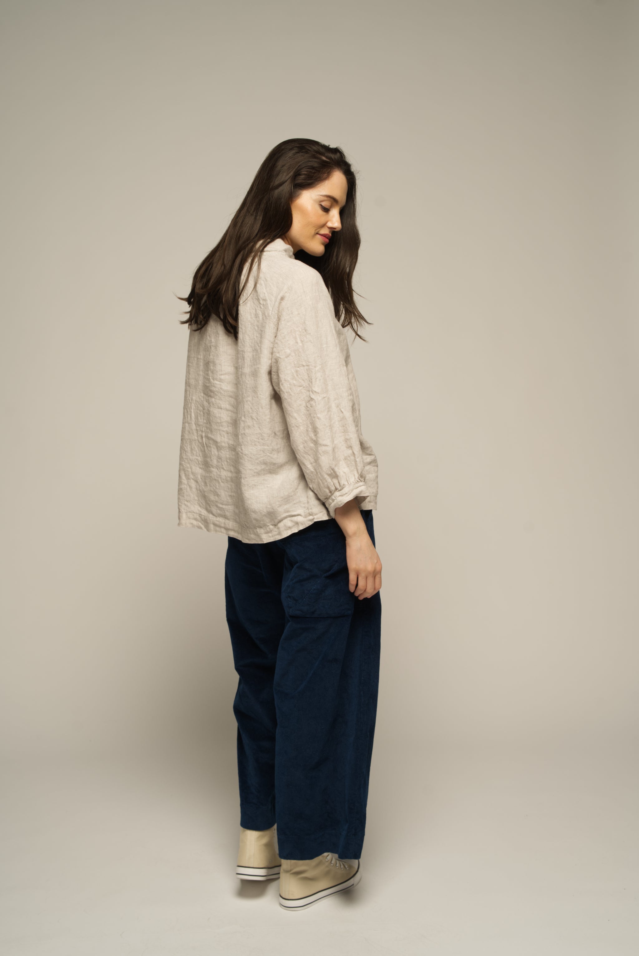 Alira Cord pant - French Navy