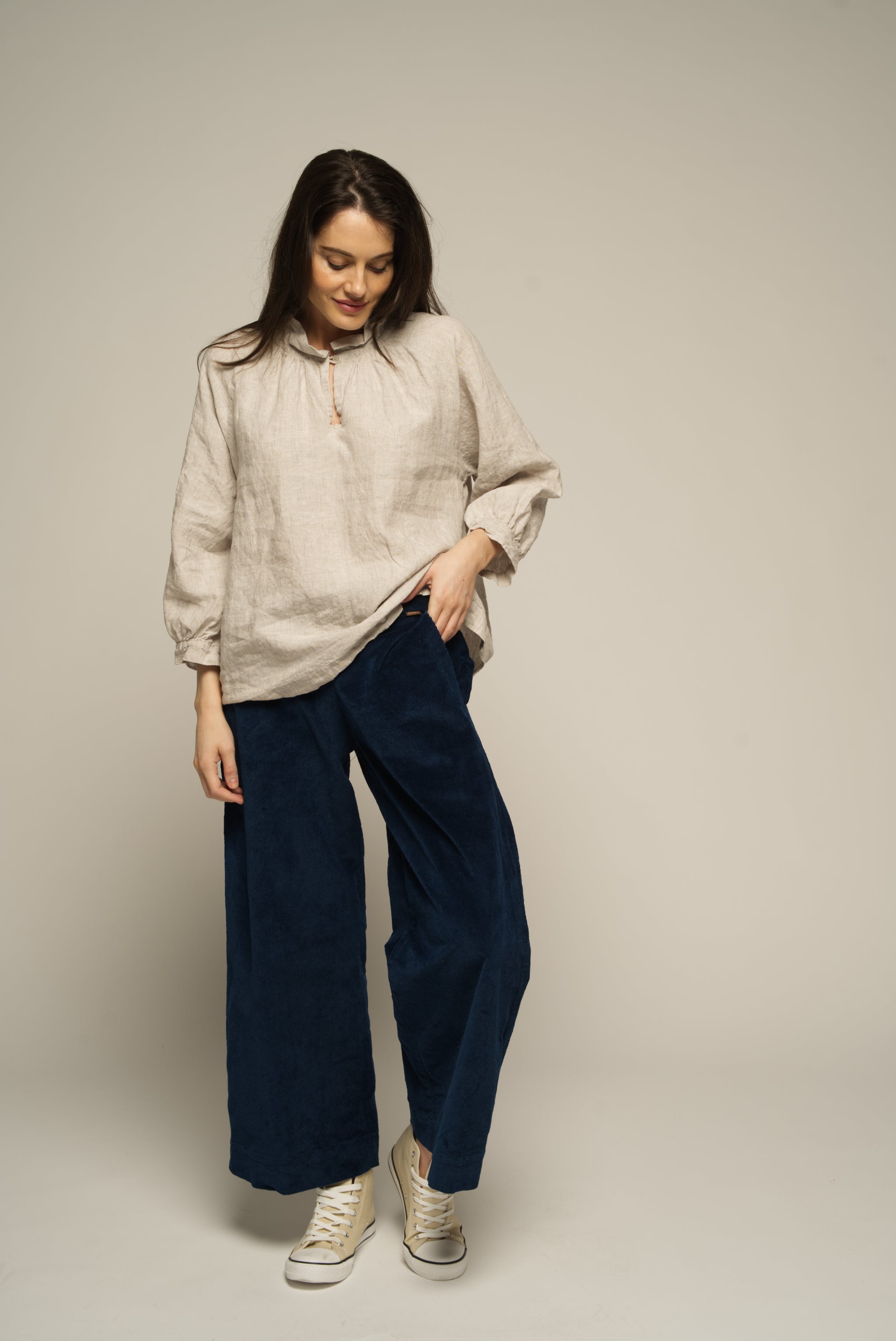Alira Cord pant - French Navy