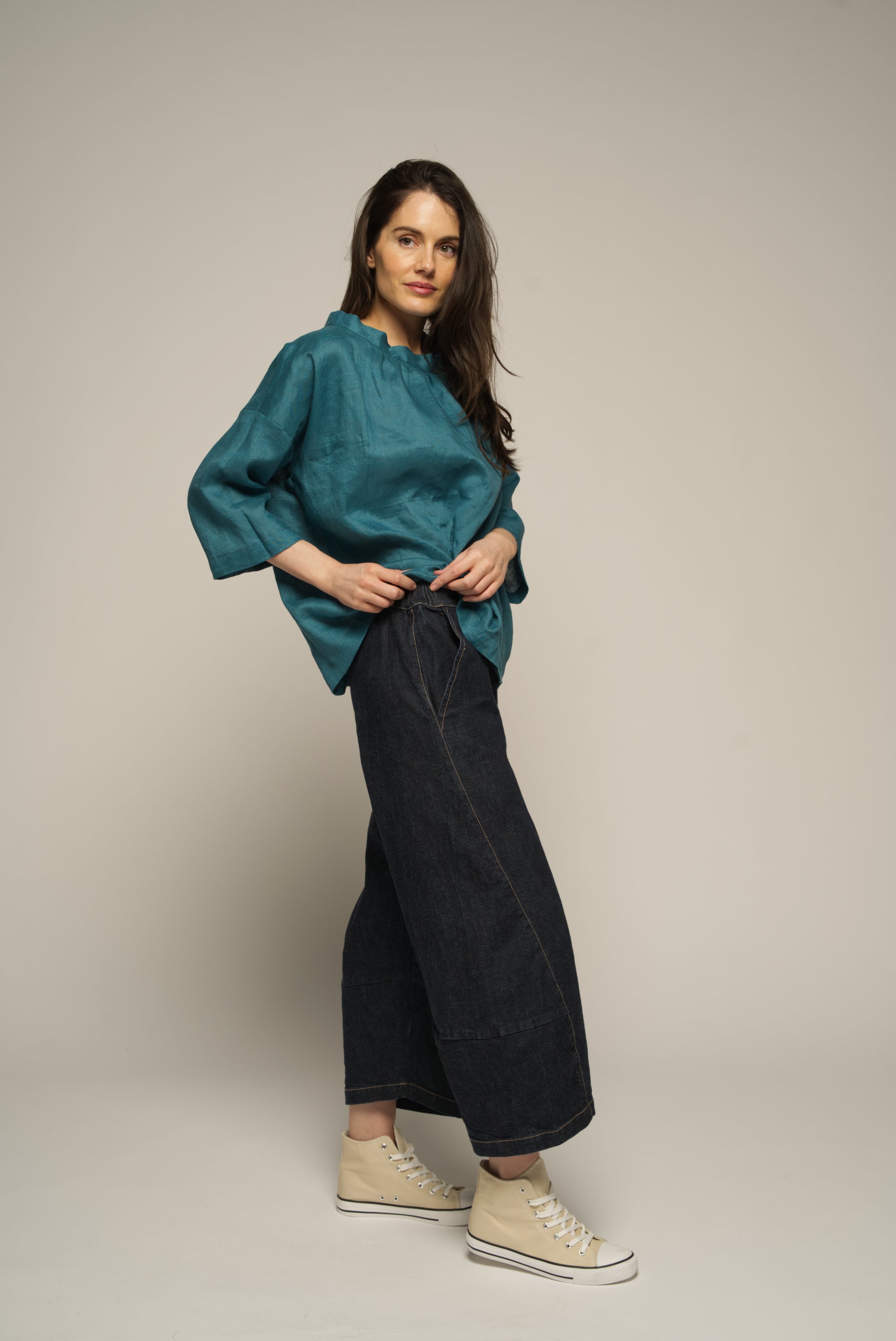 Sanne Pant - Indigo denim