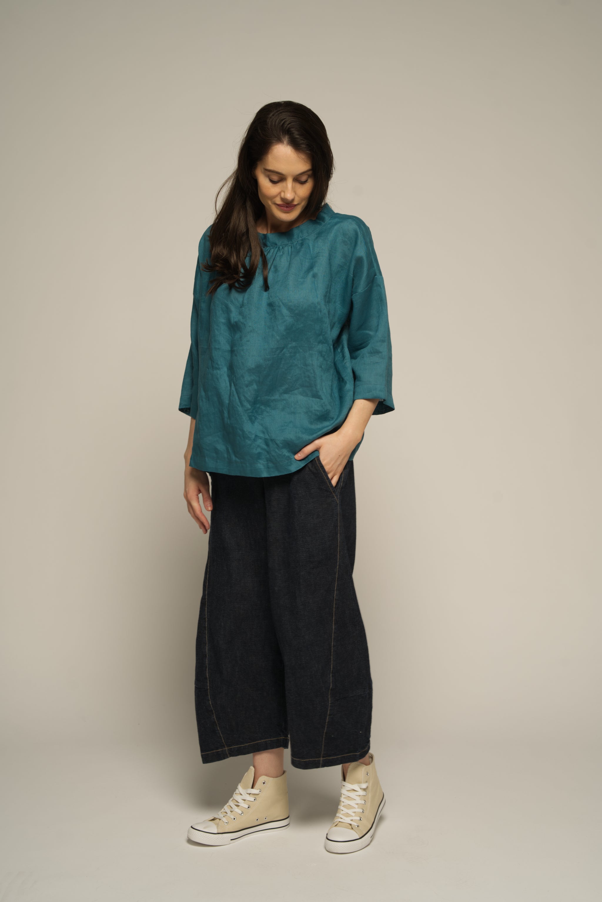 Sanne Pant - Indigo denim