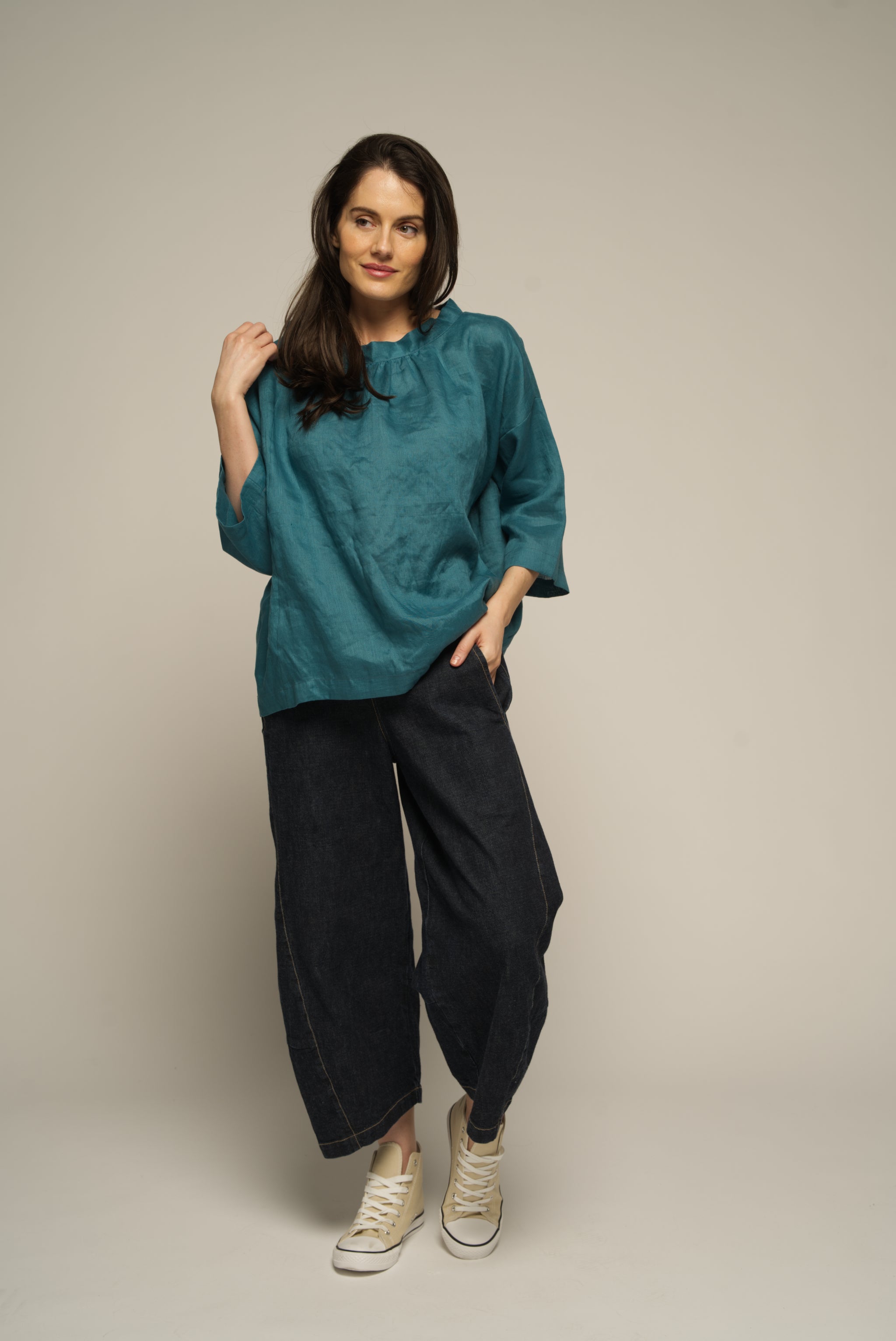 Sanne Pant - Indigo denim