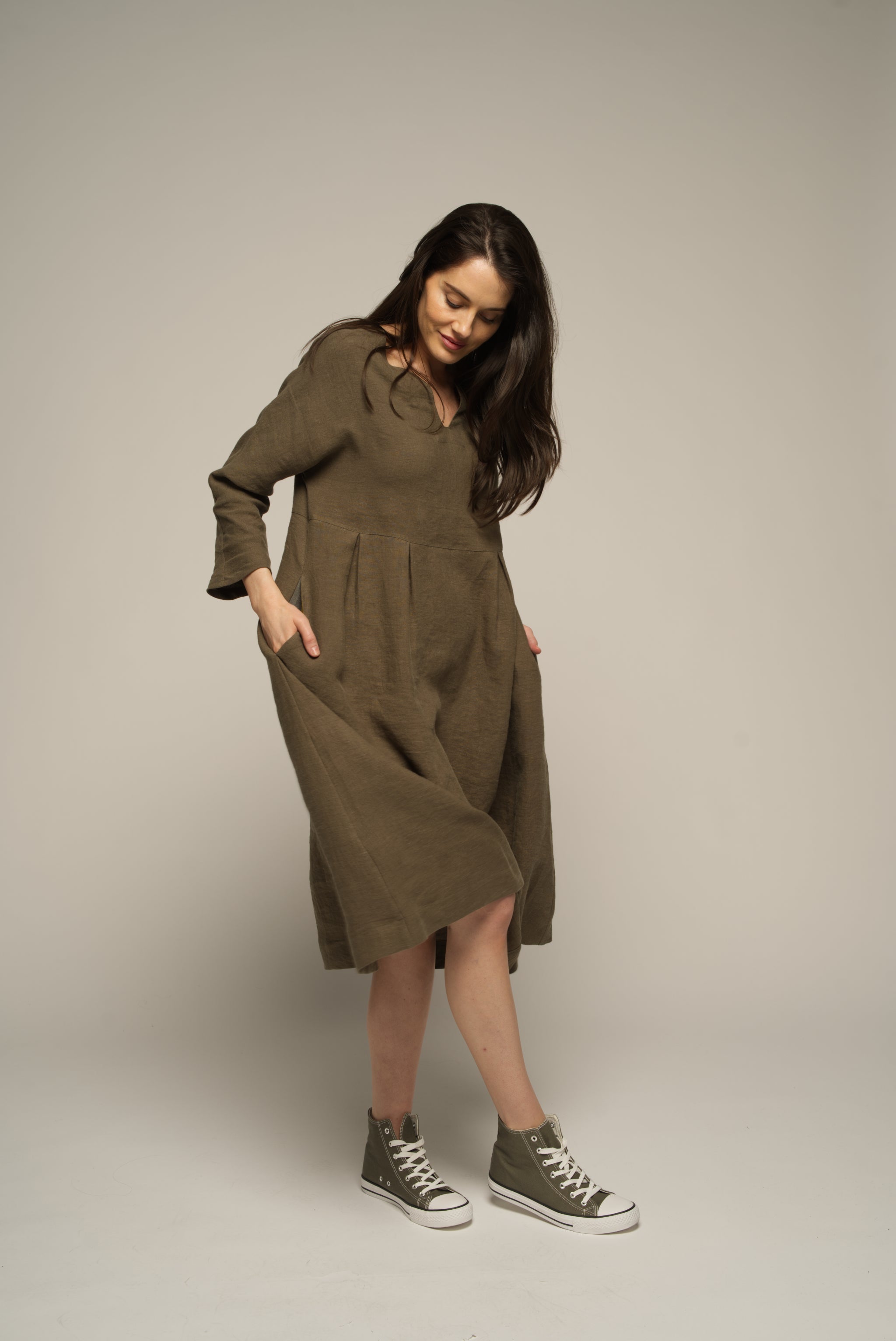 Pippi Dress Olive