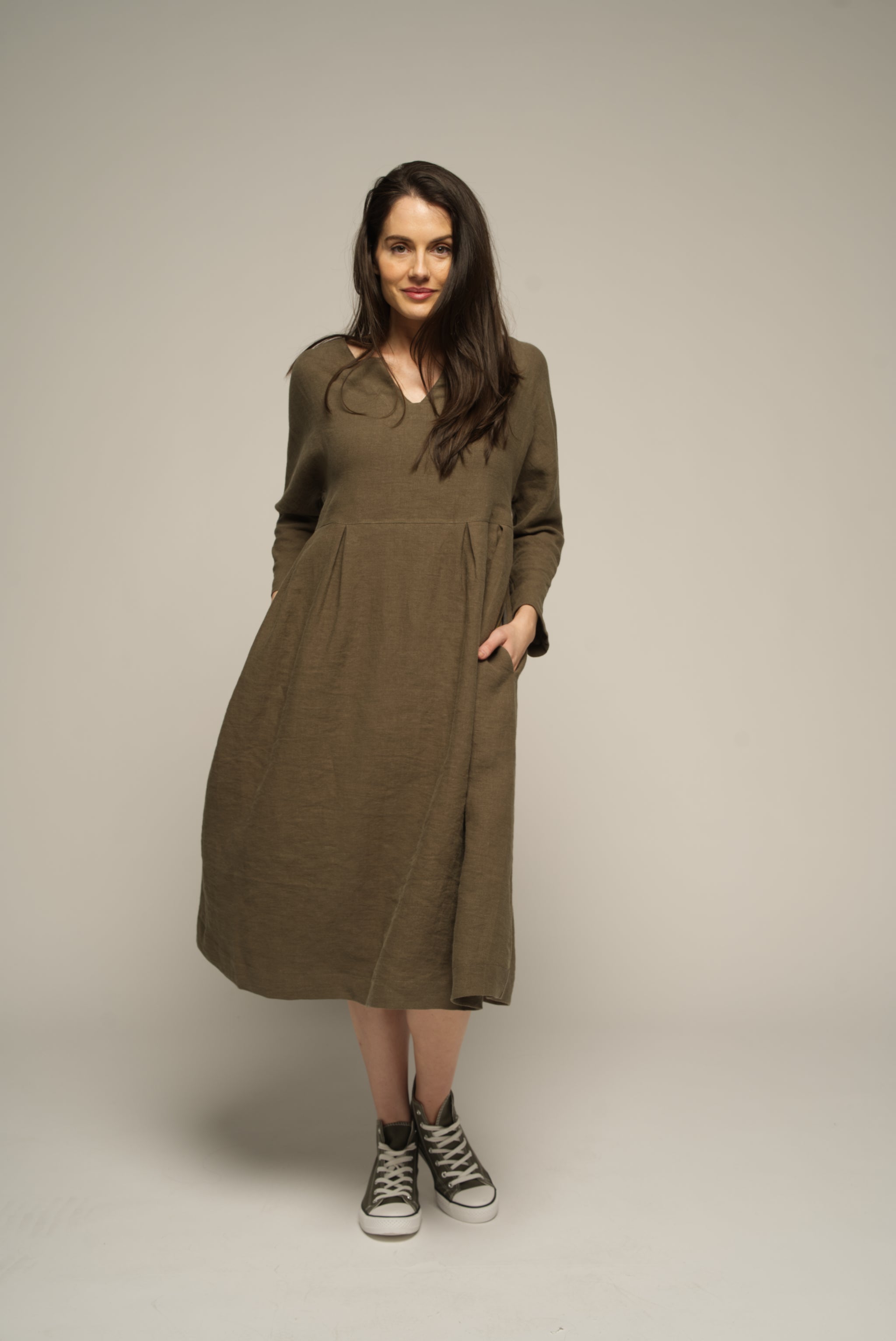 Pippi Dress Olive
