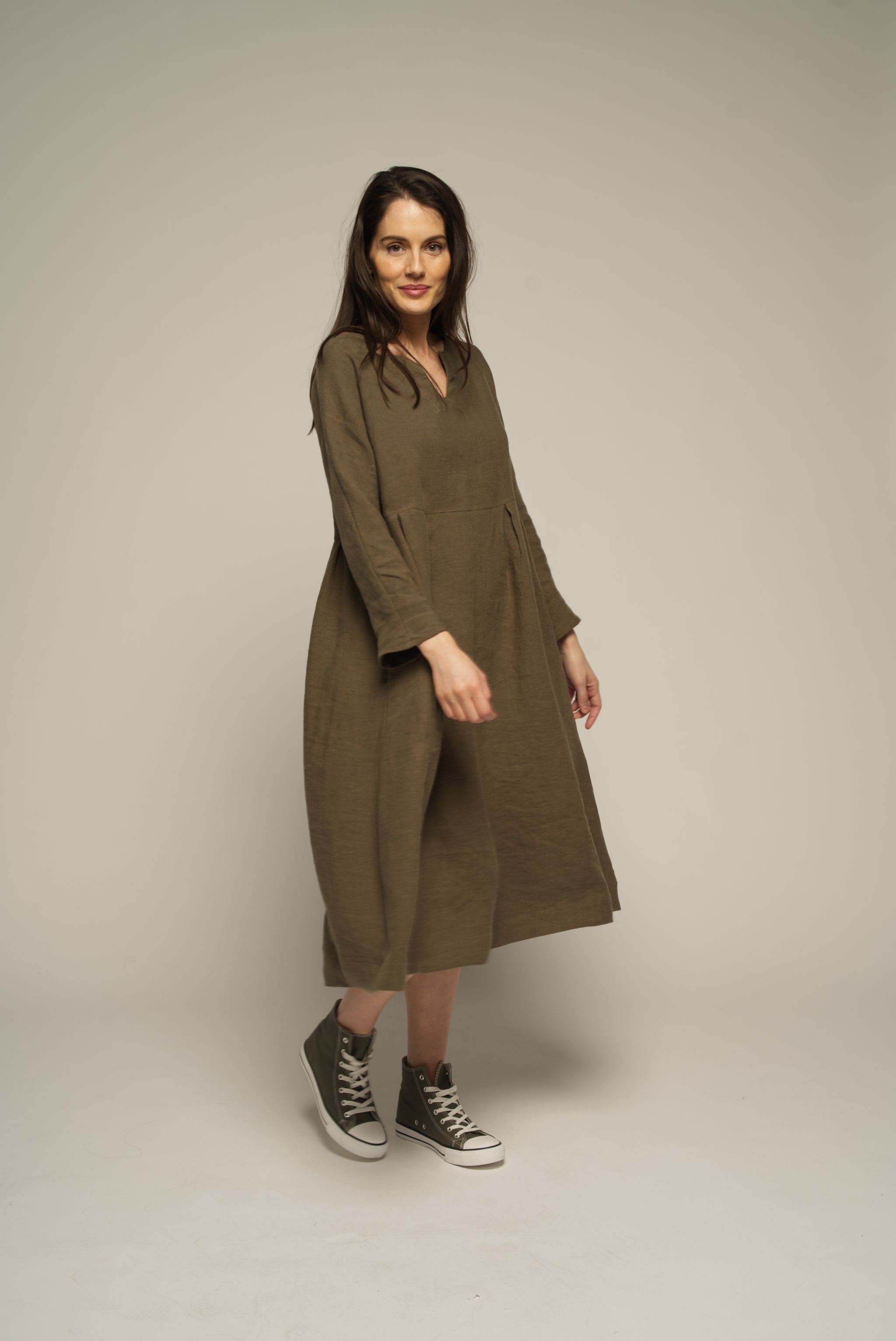 Pippi Dress Olive