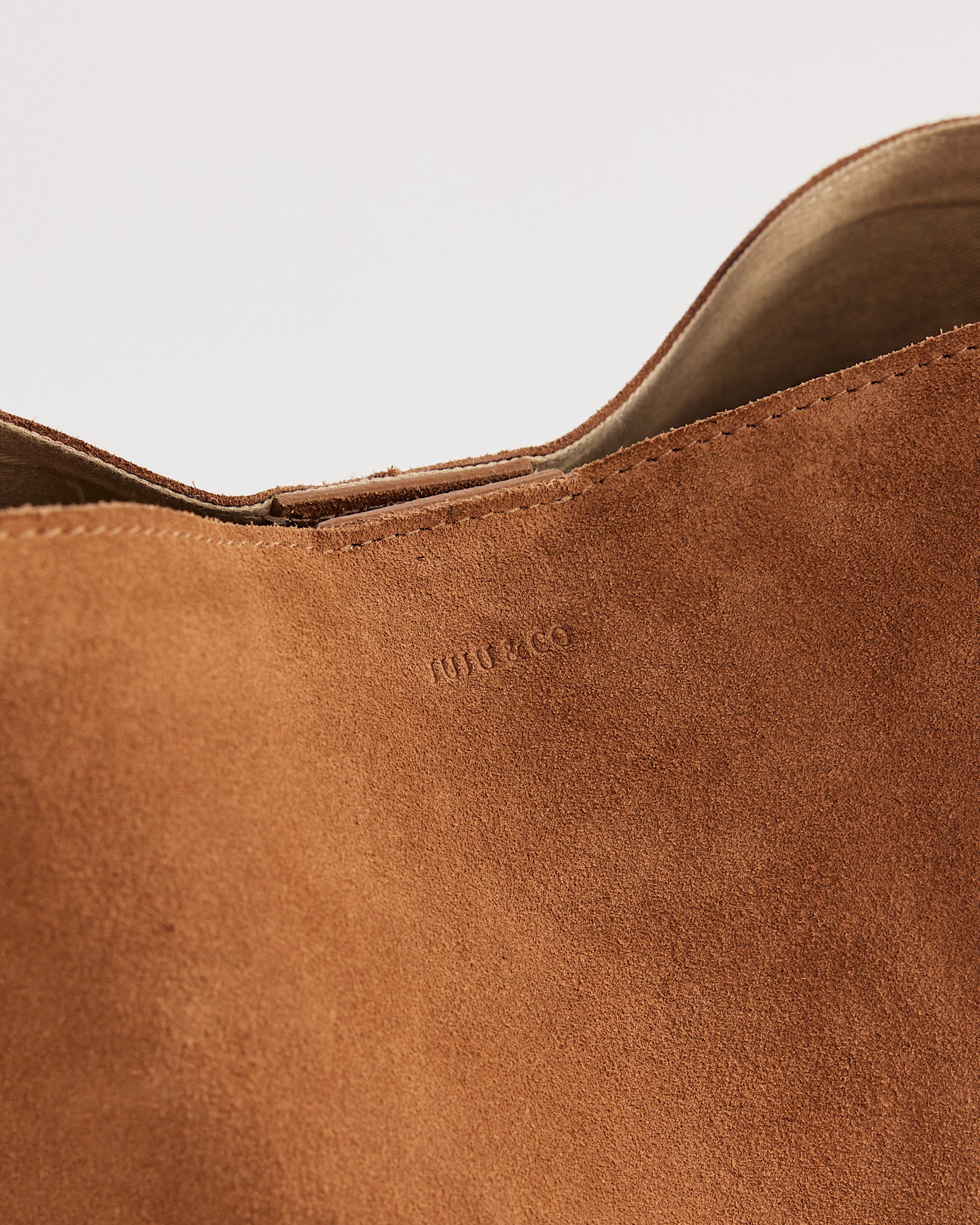 Suede Cabas Camel