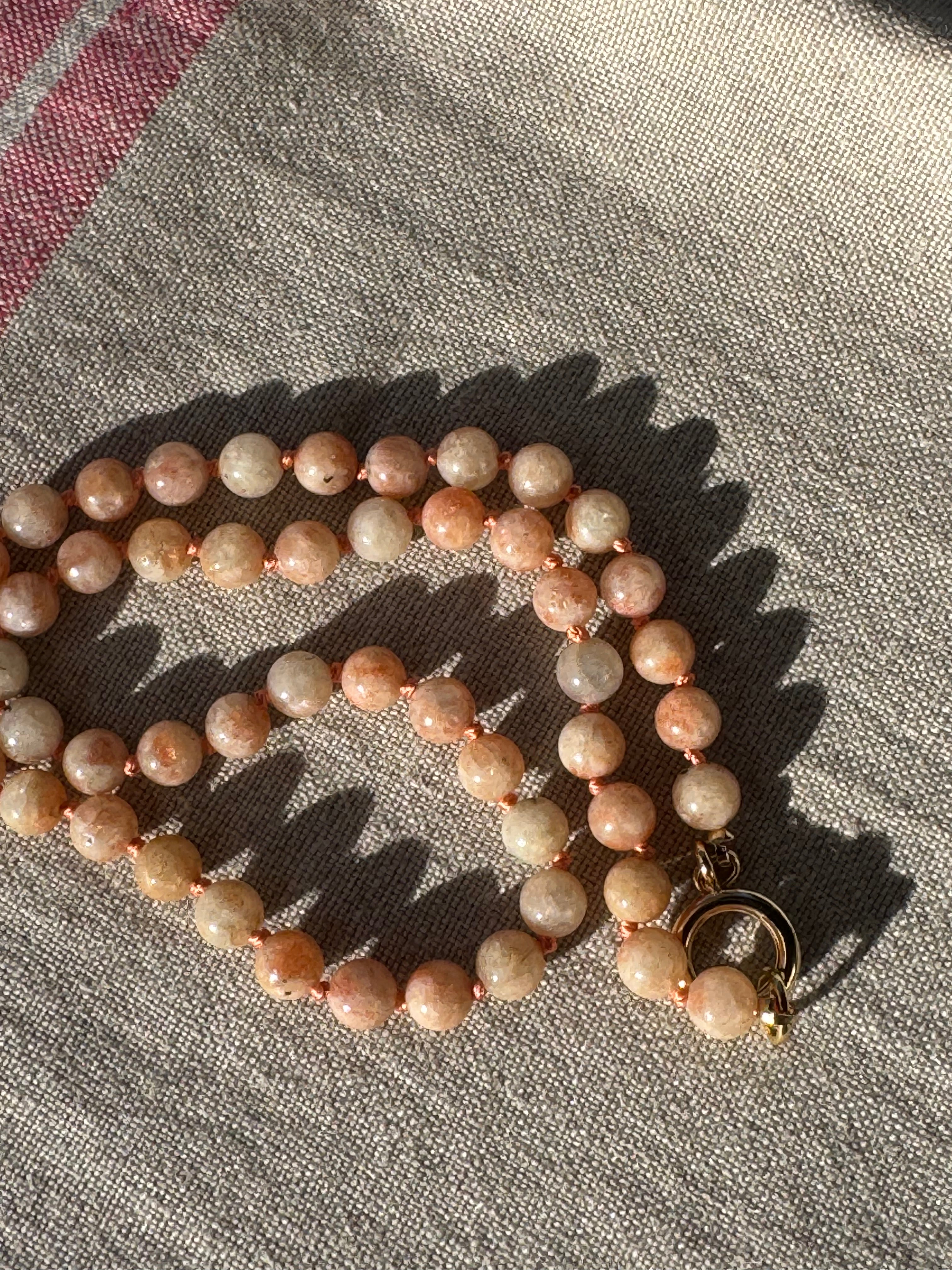 Garden necklace - sunstone