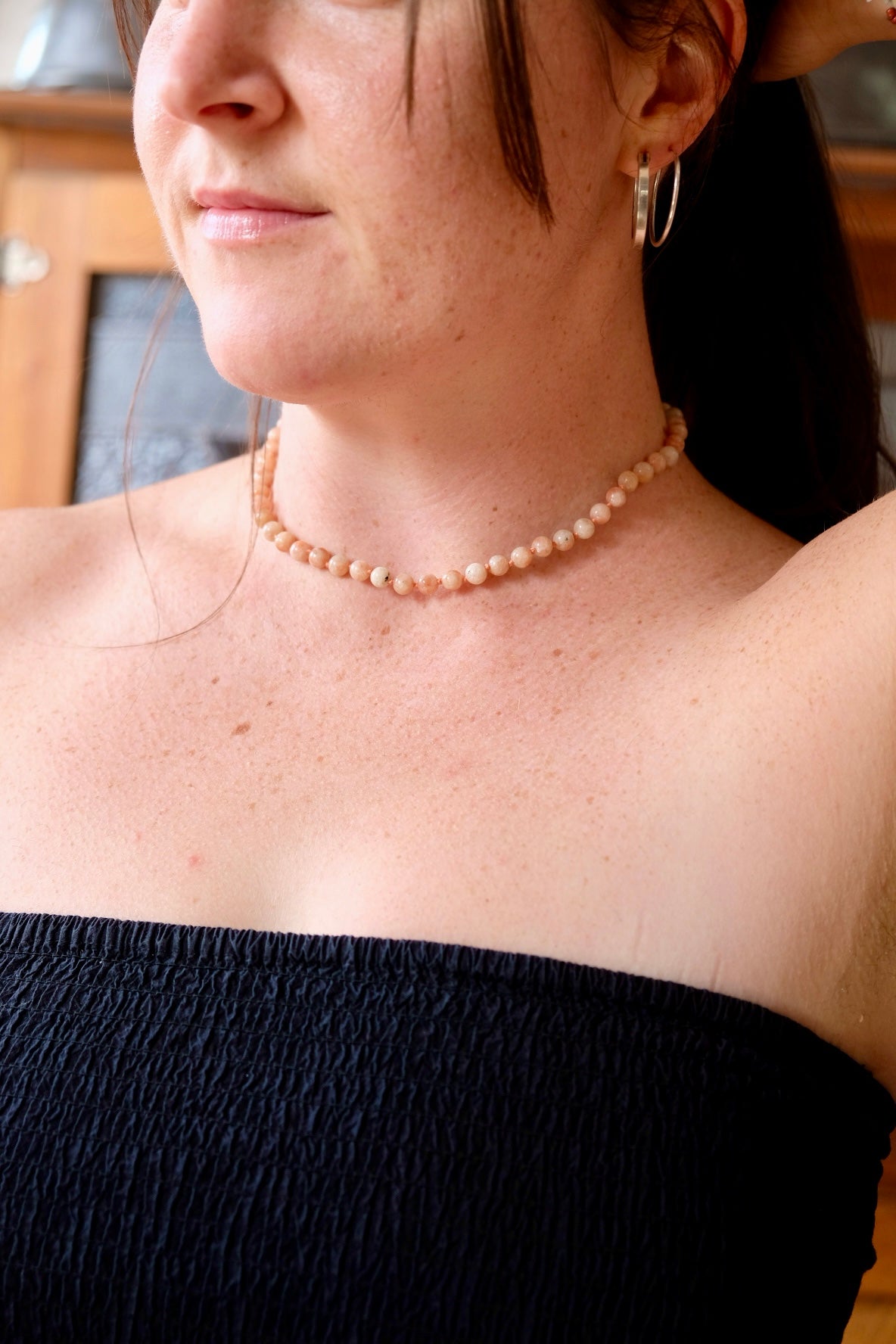 Garden necklace - sunstone