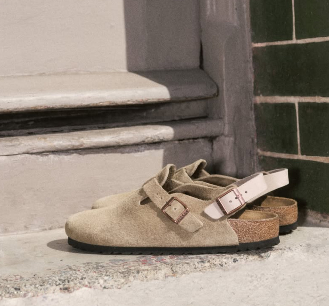 Tokio Suede Leather Taupe
