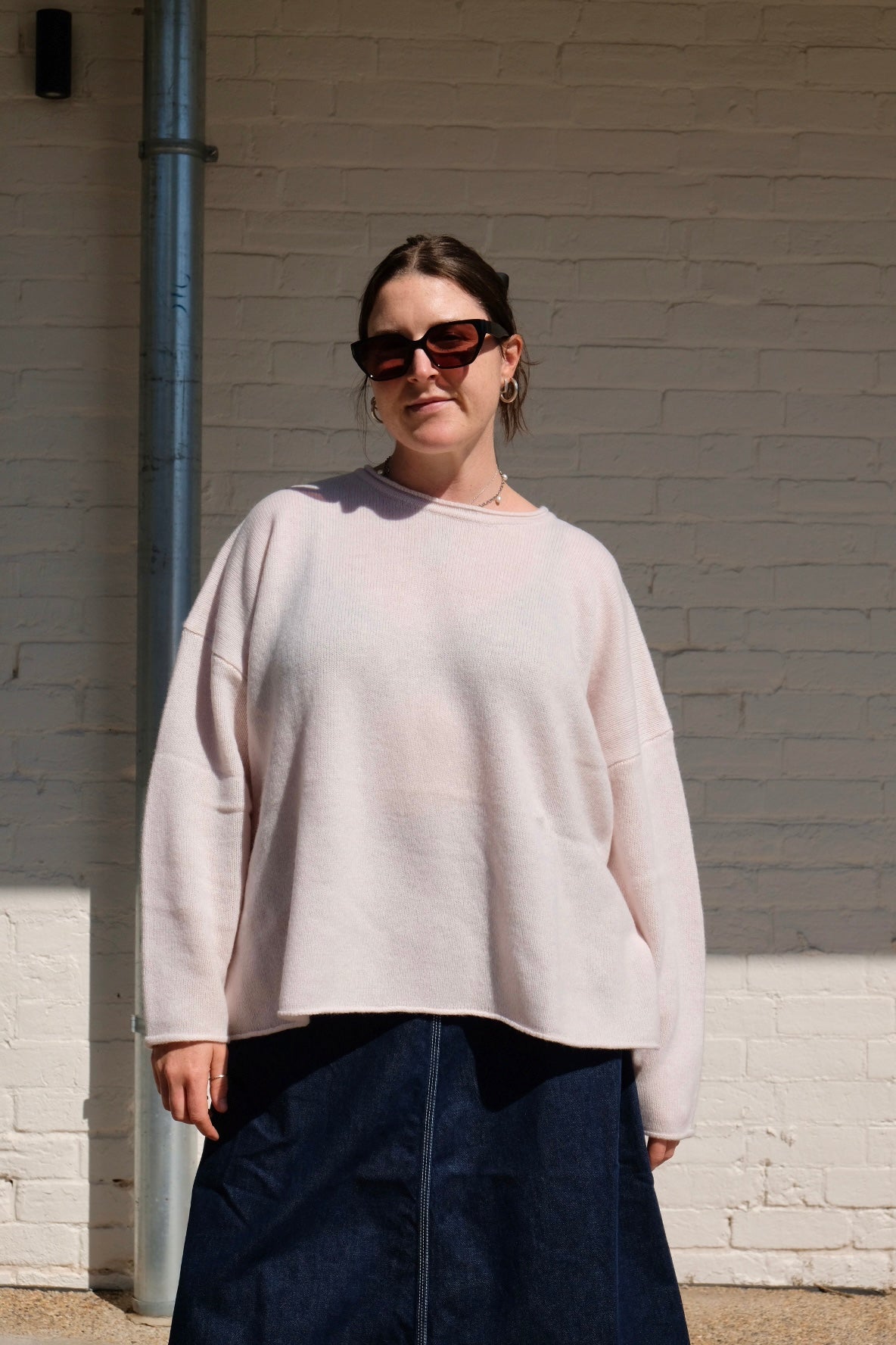 Lambswool Jumper - Rose