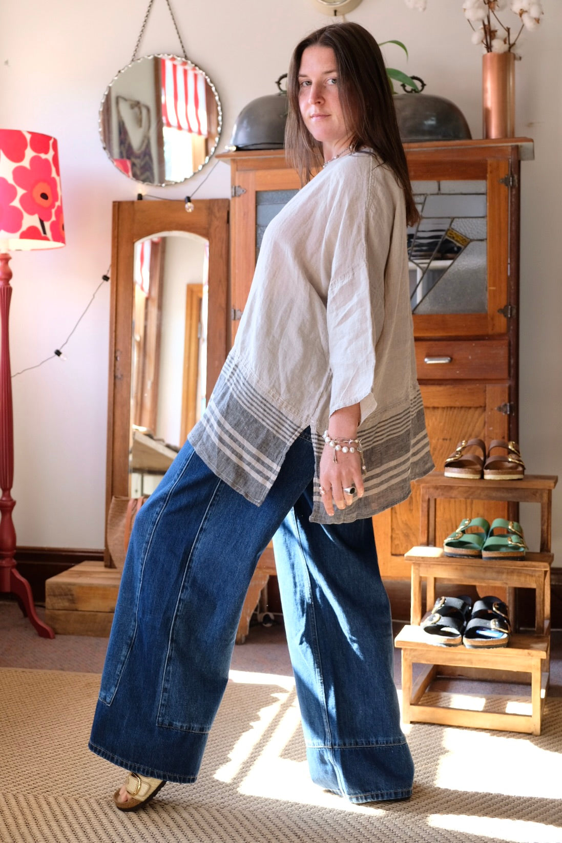 CAMICIA PINTURICCHIO - Tela Moma - Naturale