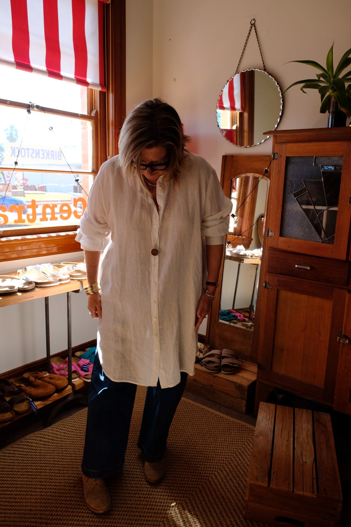 Manon Tunic - Classic White Linen