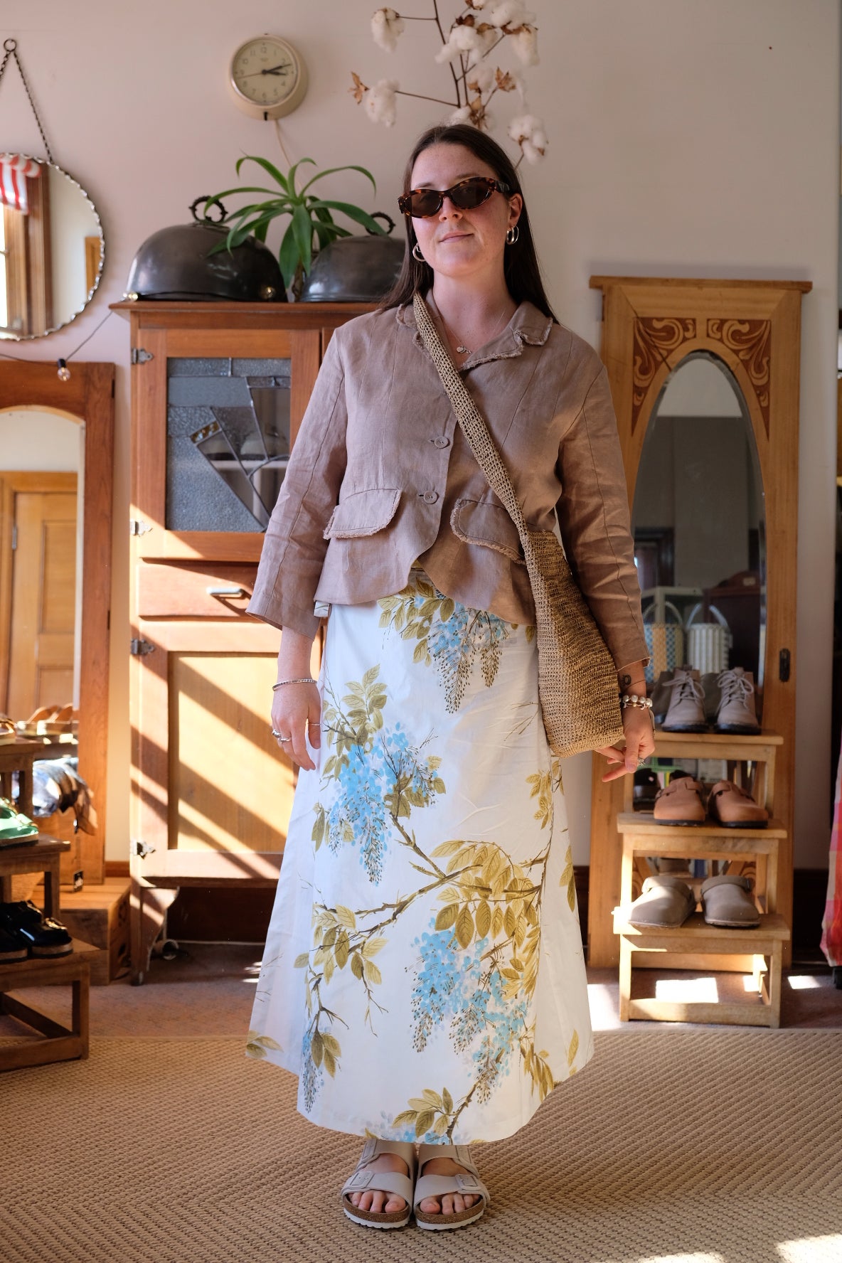 Wisteria Skirt - Cotton Poplin