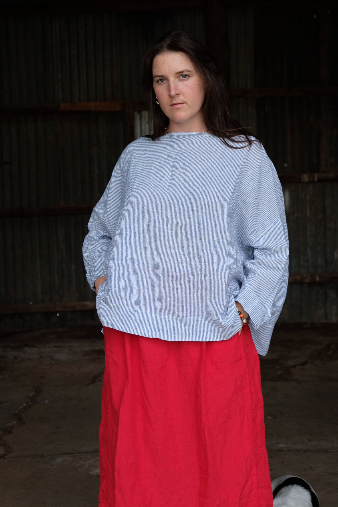 Eden Linen Skirt - Protea