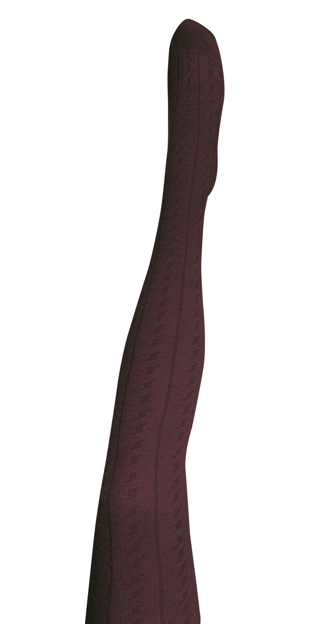 Merino Wool Tights - Form Berry