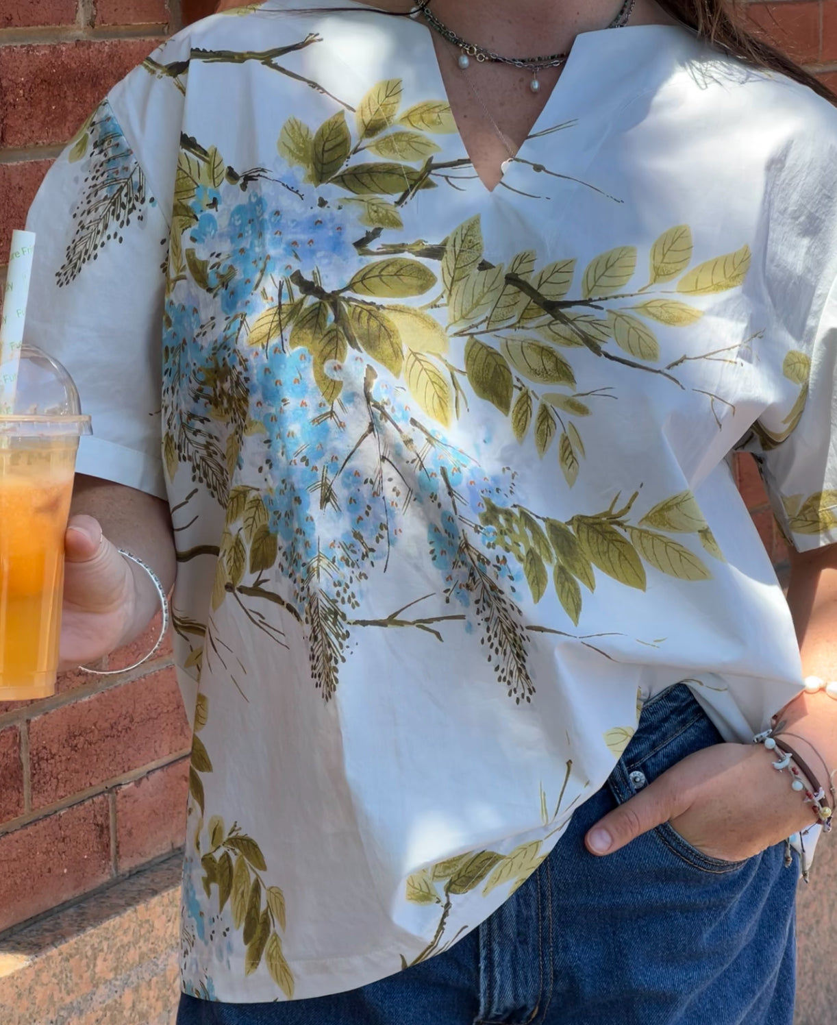 Wisteria Short Sleeve - Cotton Poplin