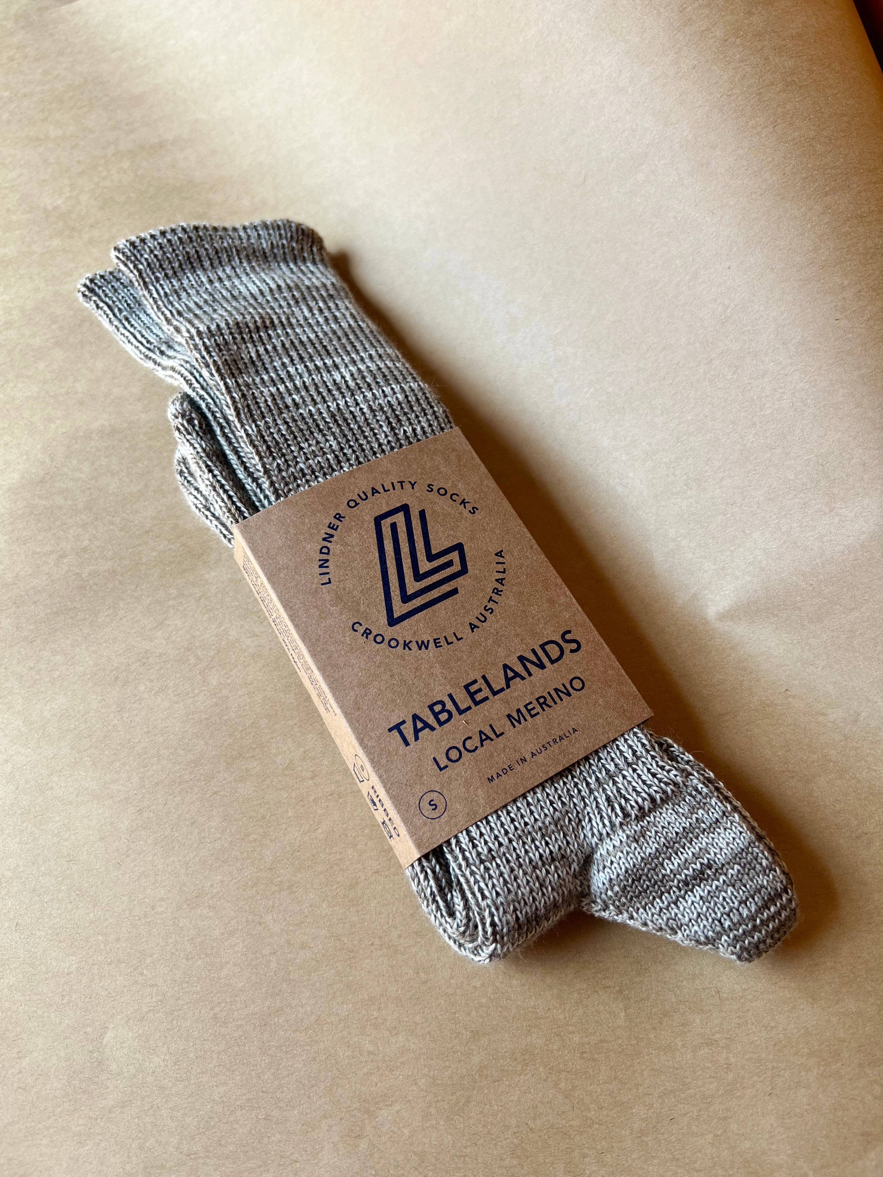 Narrawa Ribbed Local Merino - Cream/Lt Brown