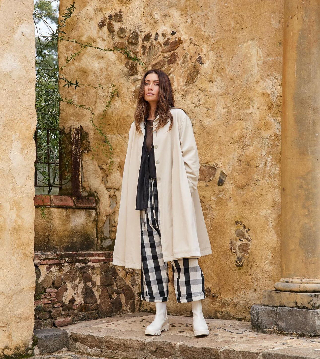 DEVILLE COAT - COTTON VELVET - Fawn