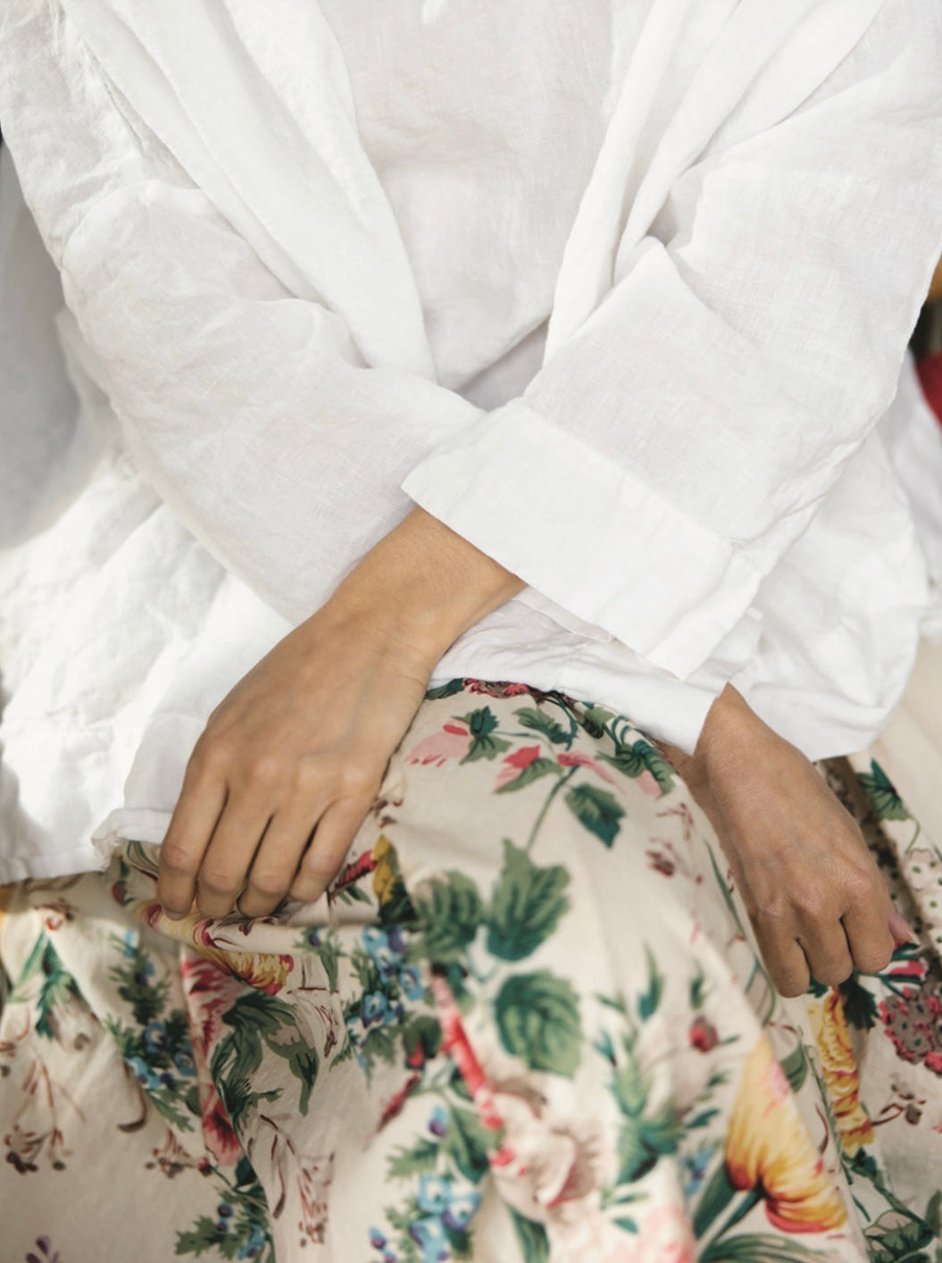 Ulla Skirt in Bouquet Print