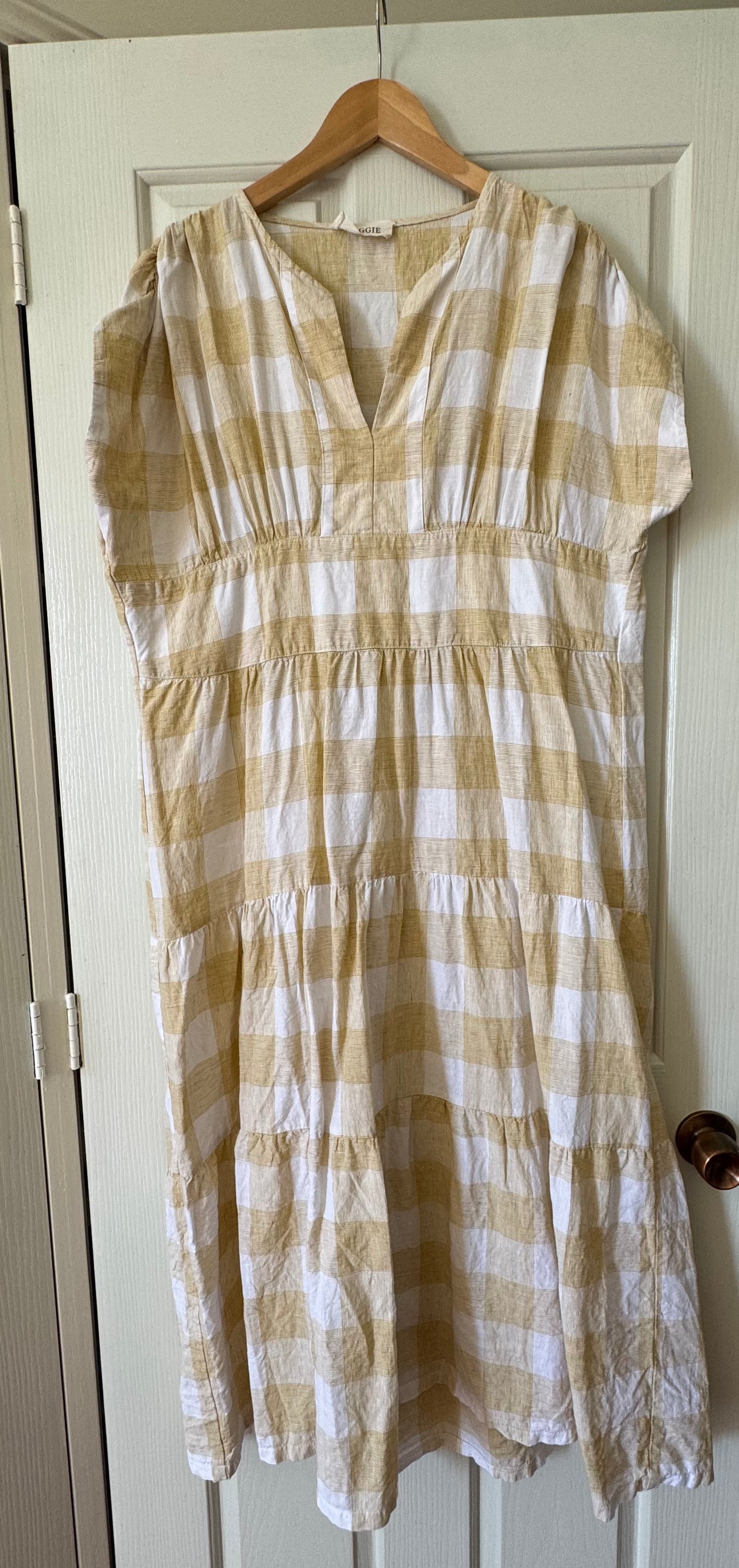 Pre-loved Sammy Dress - Emme Check Dijon