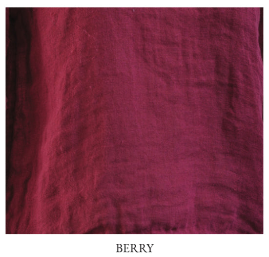 Ulla Skirt - cotton poplin - Berry