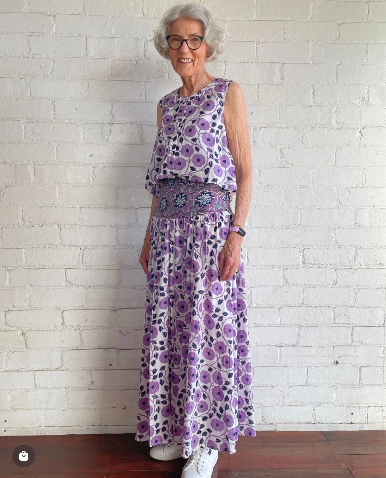 Zinnia Floral Skirt