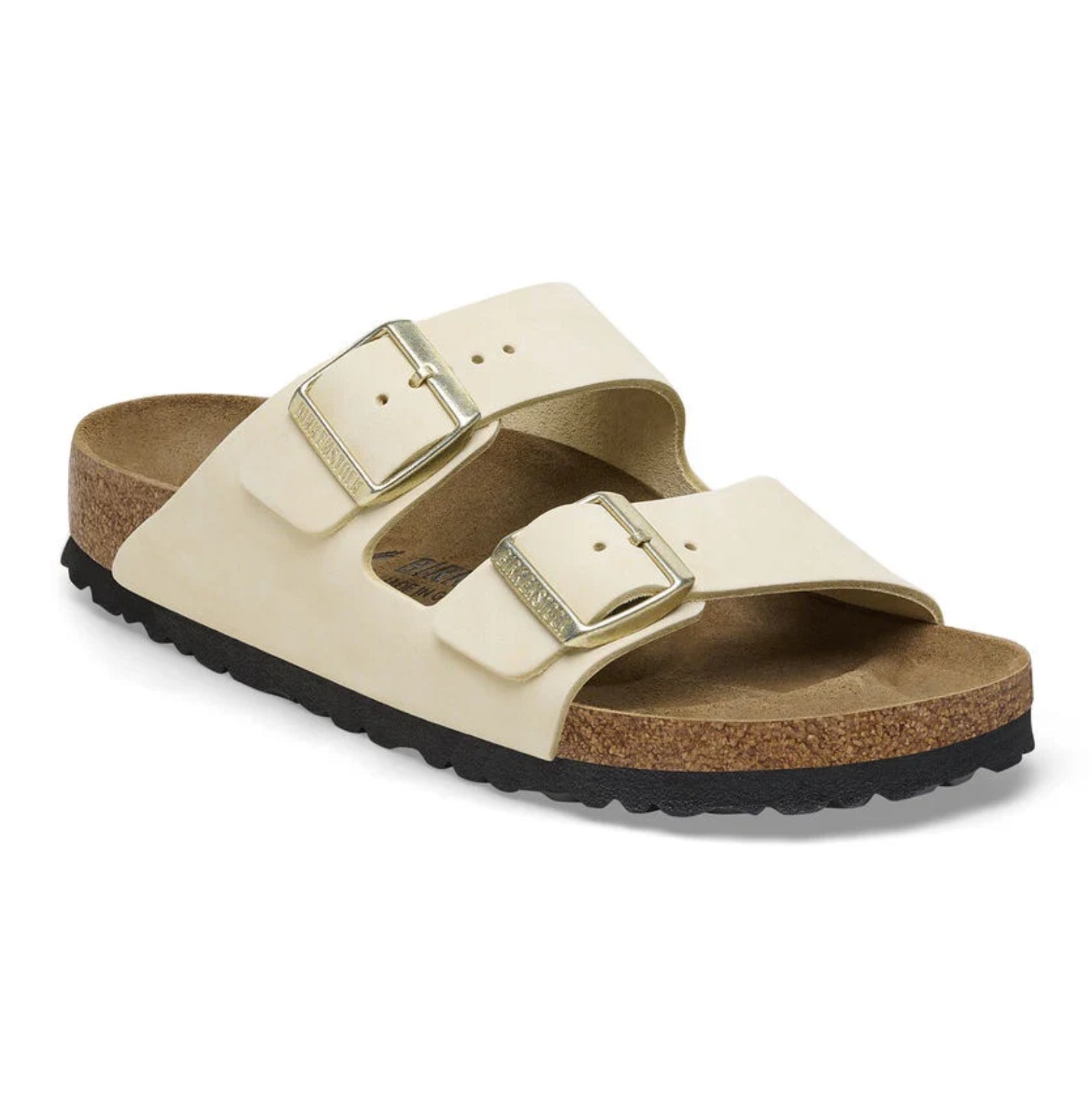 Arizona ecru Nubuck leather