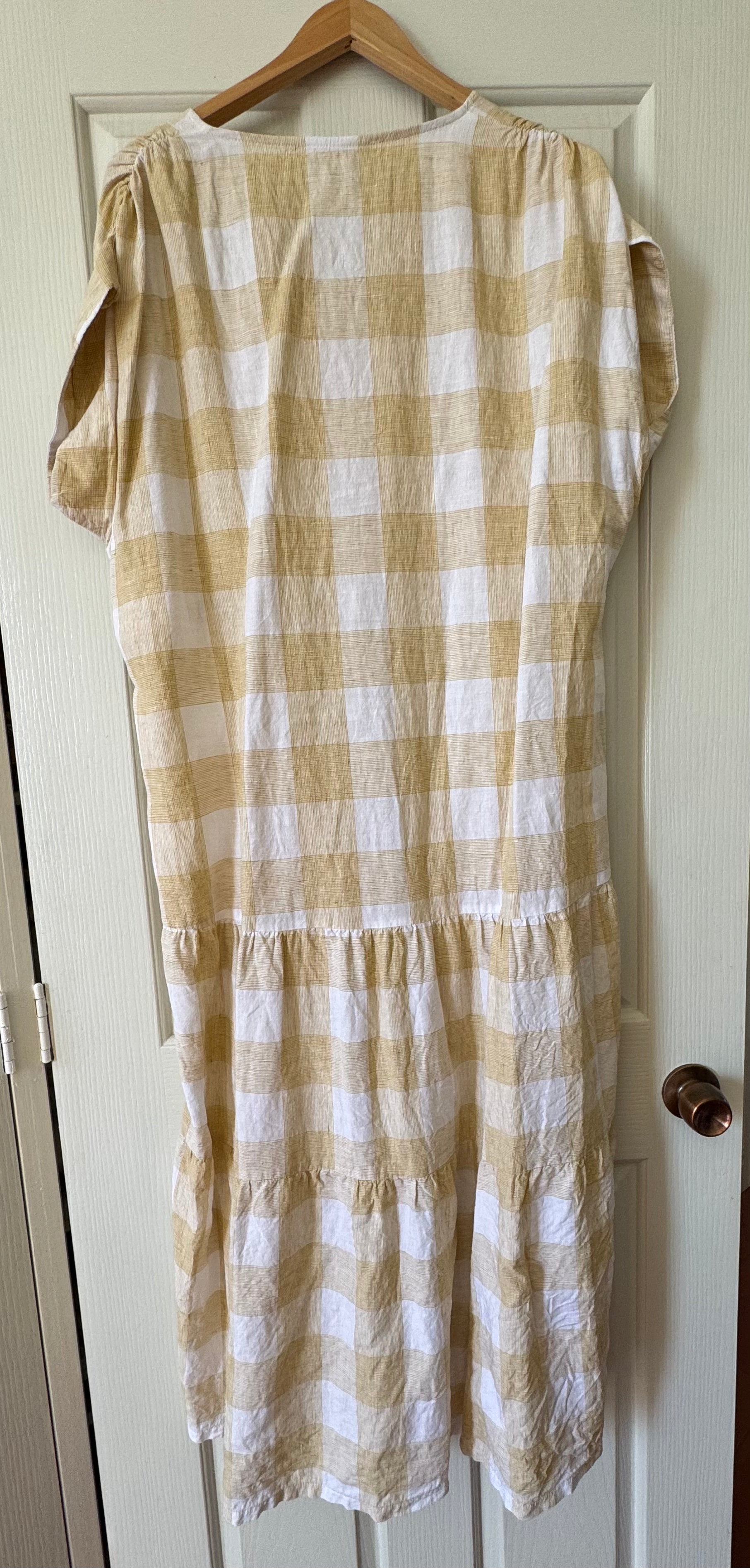 Pre-loved Sammy Dress - Emme Check Dijon