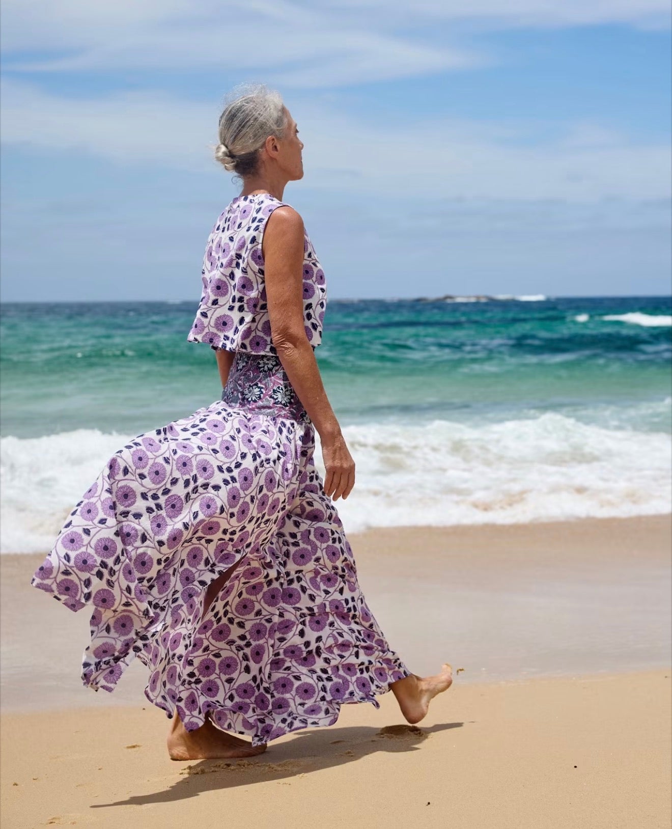 Zinnia Floral Skirt