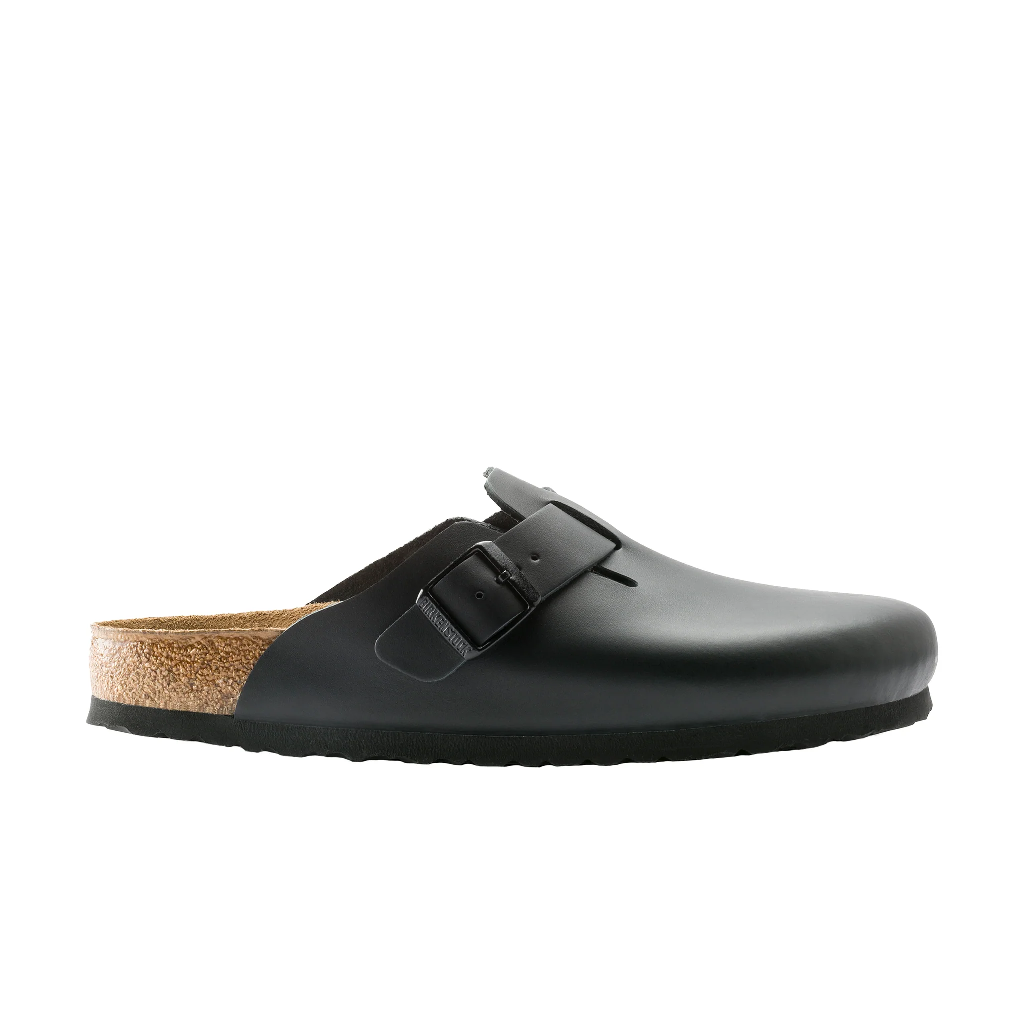 Boston Black Smooth Leather