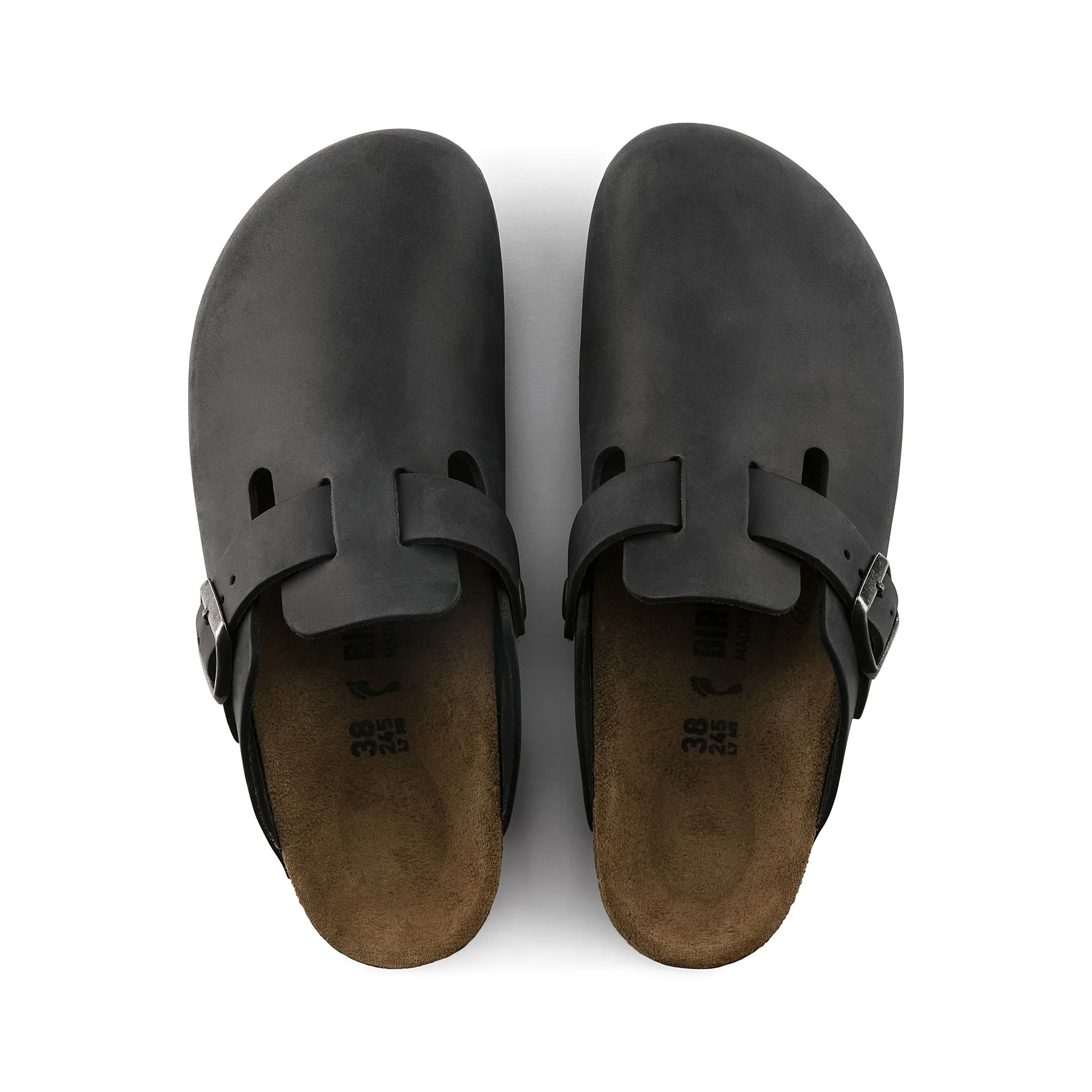 Boston Black Oiled Leather