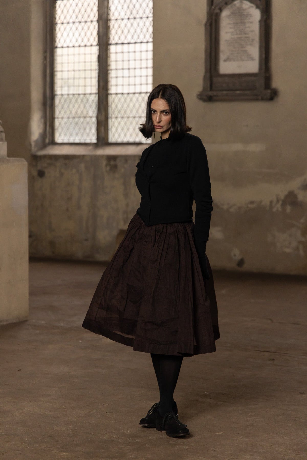 Nyx Tutu Skirt Short - Cotton Organdy Chocolate