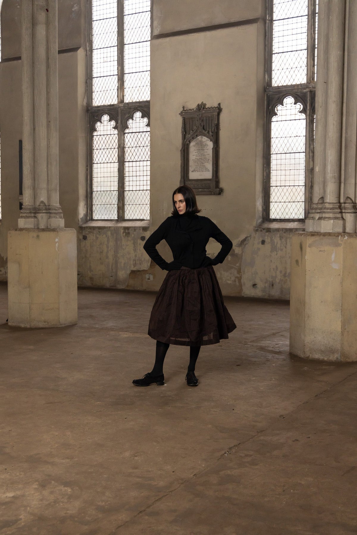 Nyx Tutu Skirt Short - Cotton Organdy Chocolate