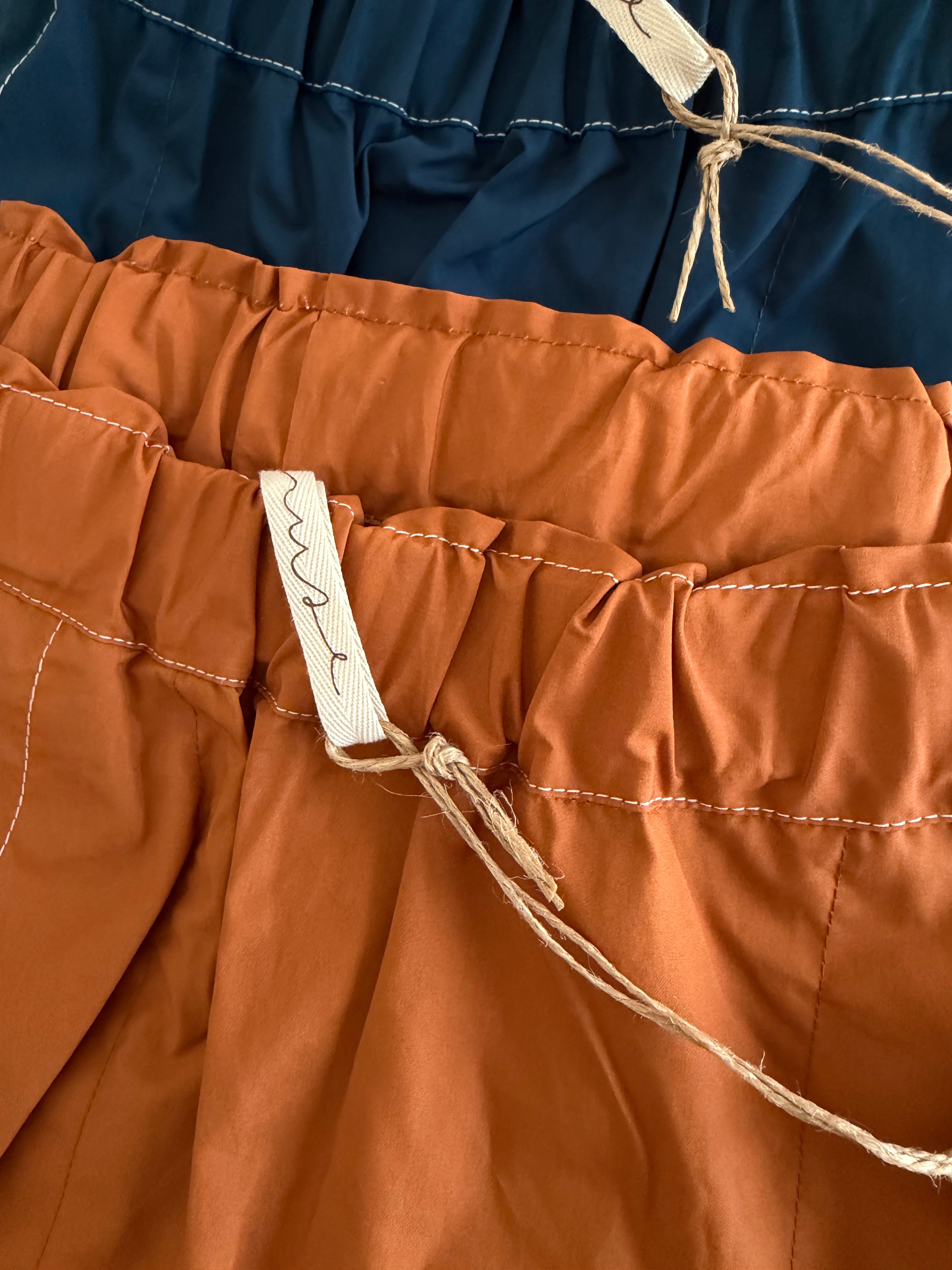 Kaari cotton Skirt - Rust