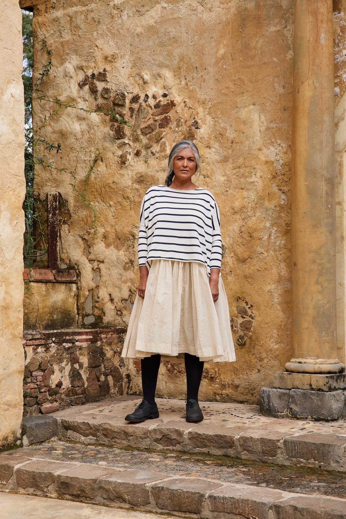 Tutu Slip Short Cotton Organdy - Ecru