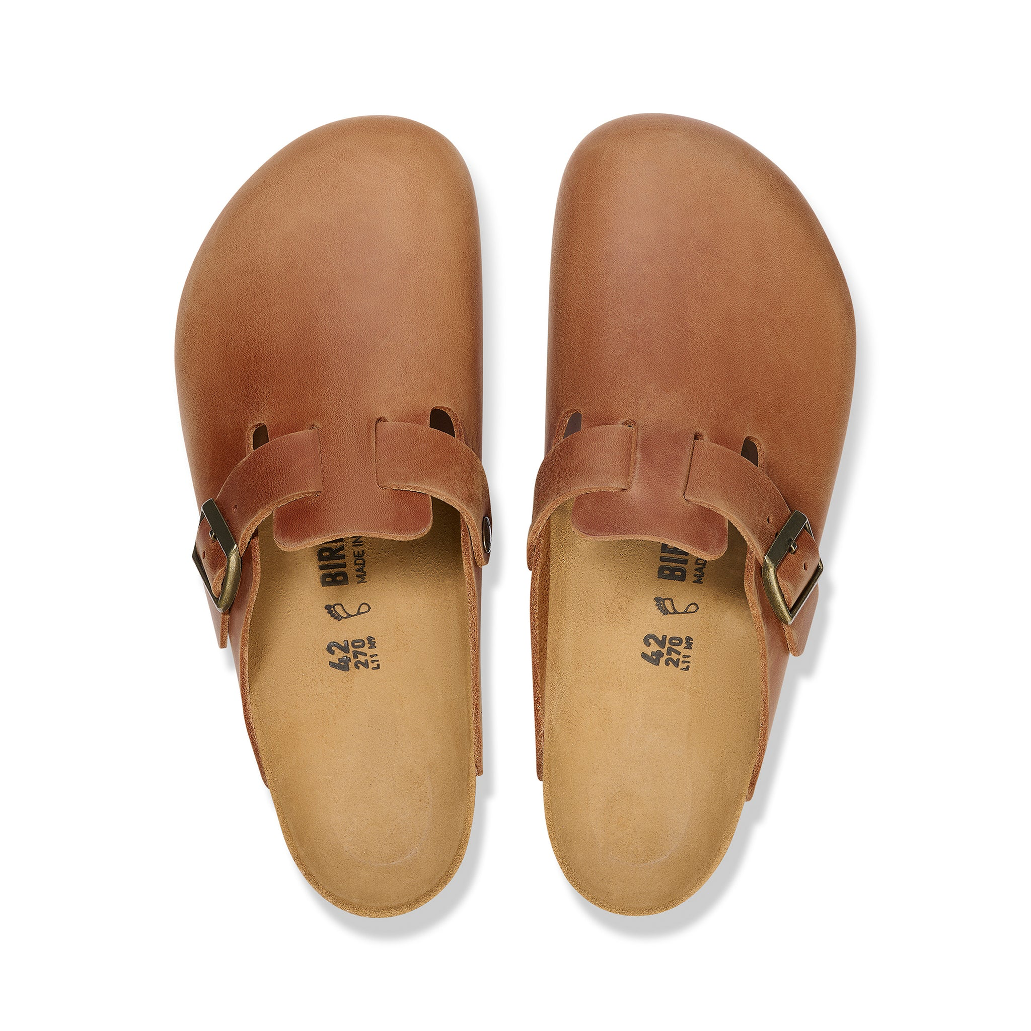 Boston Cognac Oiled Leather regular